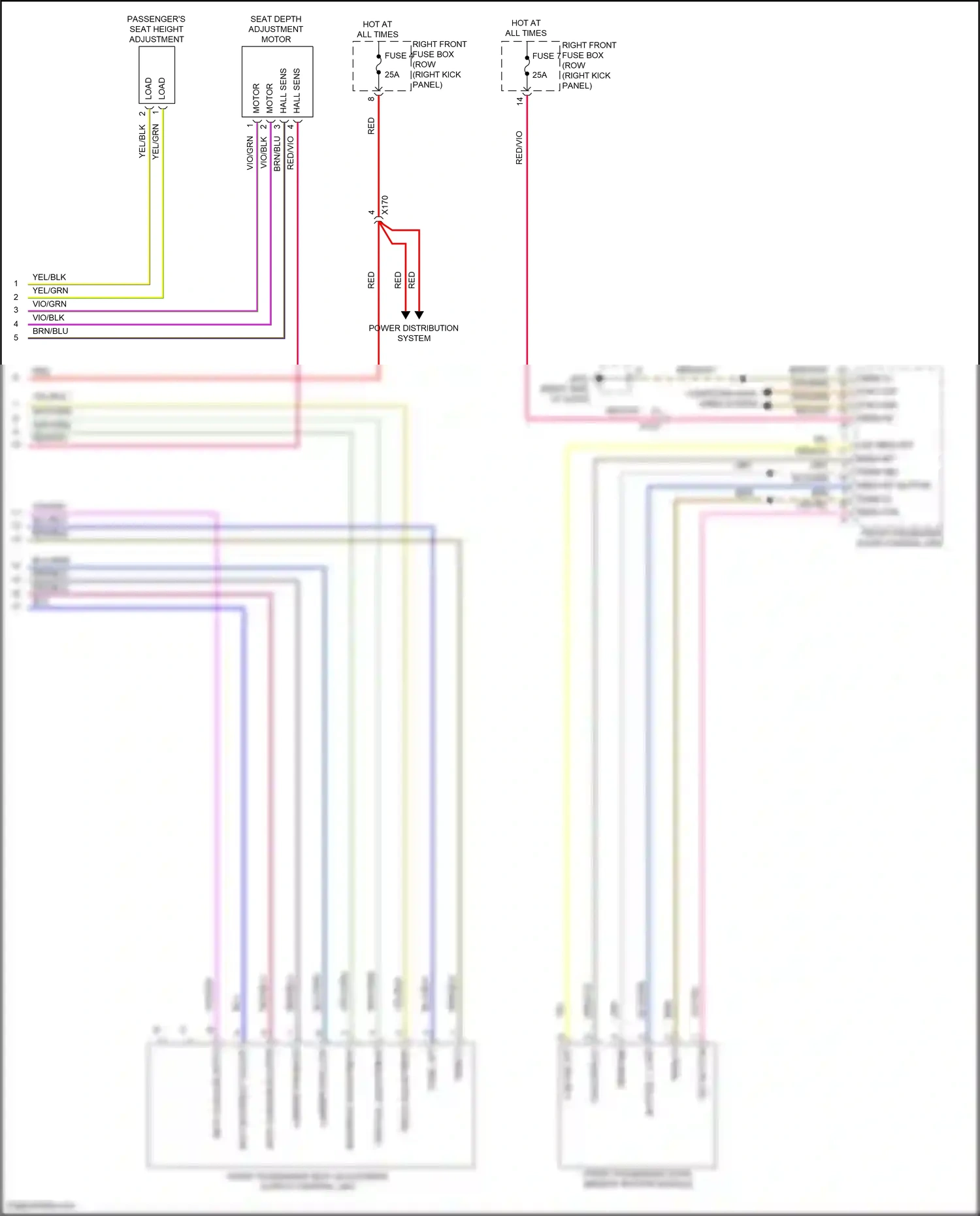 Wiring diagram set button for Porsche Cayman GT4 982 (2019-2024) (3 of 4)