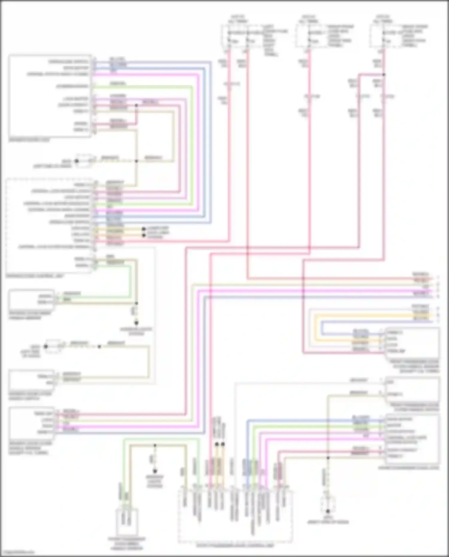 Wiring diagram computer data lines system for Porsche Cayman GT4 982 (2019-2024)