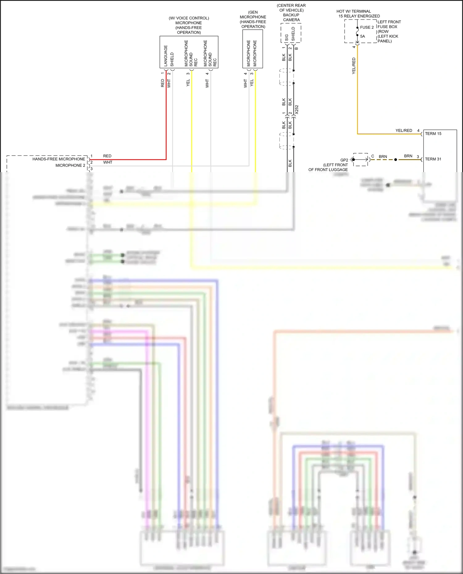 Wiring diagram universal audio interface for Porsche Cayman GT4 982 (2019-2024) (3 of 6)