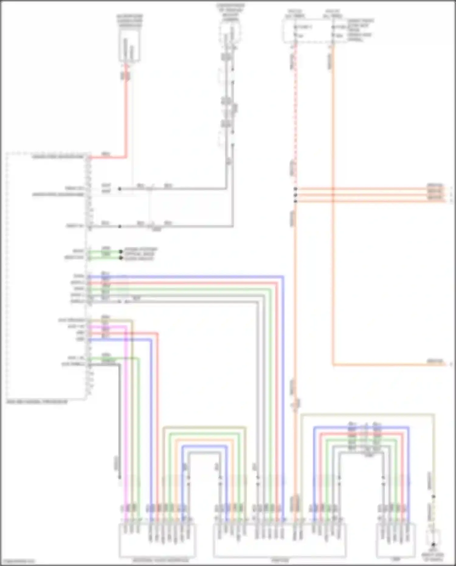 Wiring diagram usb gnd for Porsche Cayman GT4 982 (2019-2024) (1 of 6)