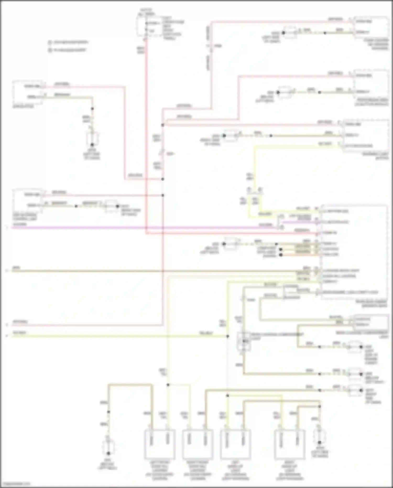 Wiring diagram w/ keyless entry for Porsche Cayman GT4 982 (2019-2024) (3 of 3)