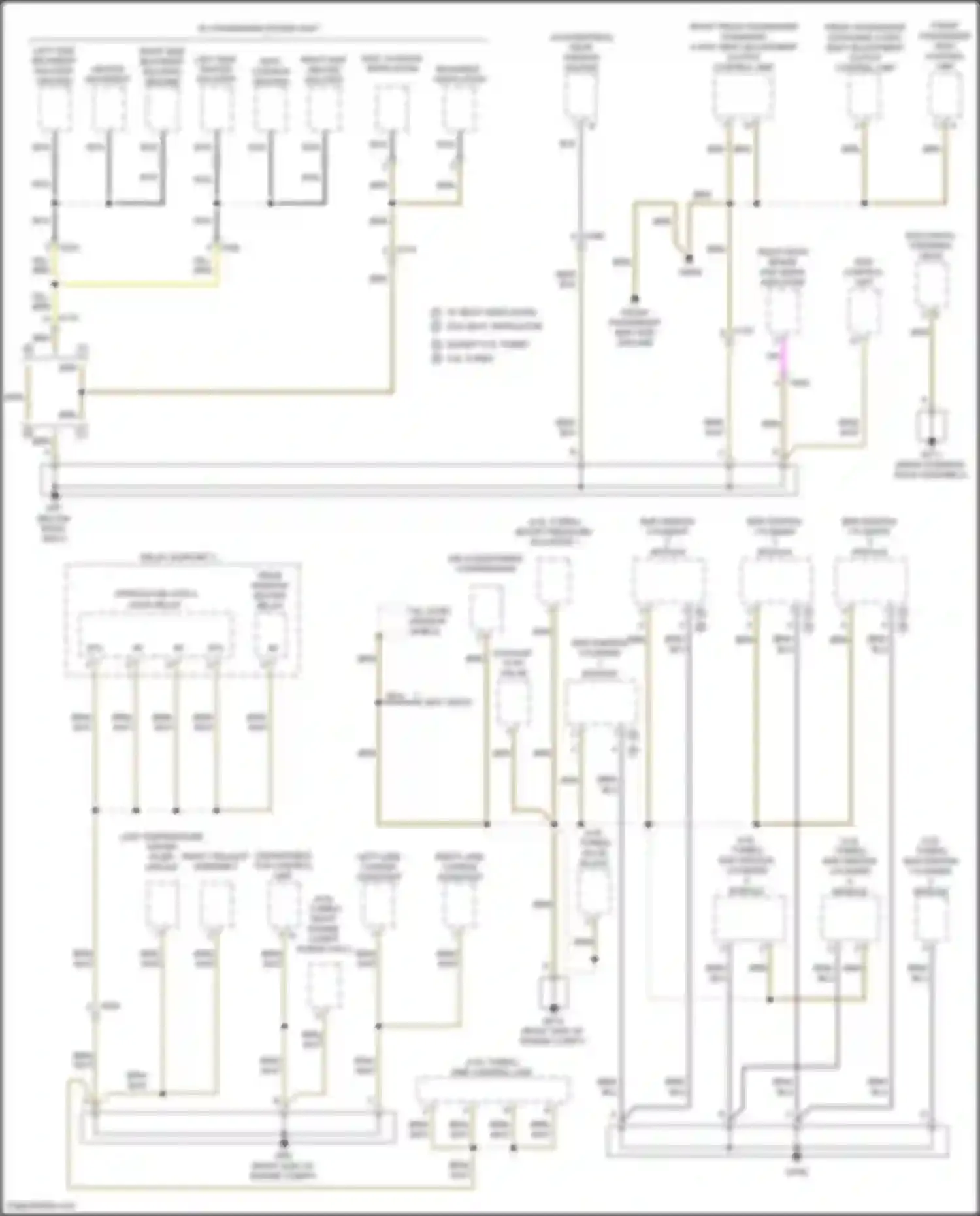 Wiring diagram epb control unit for Porsche Cayman GT4 982 (2019-2024)