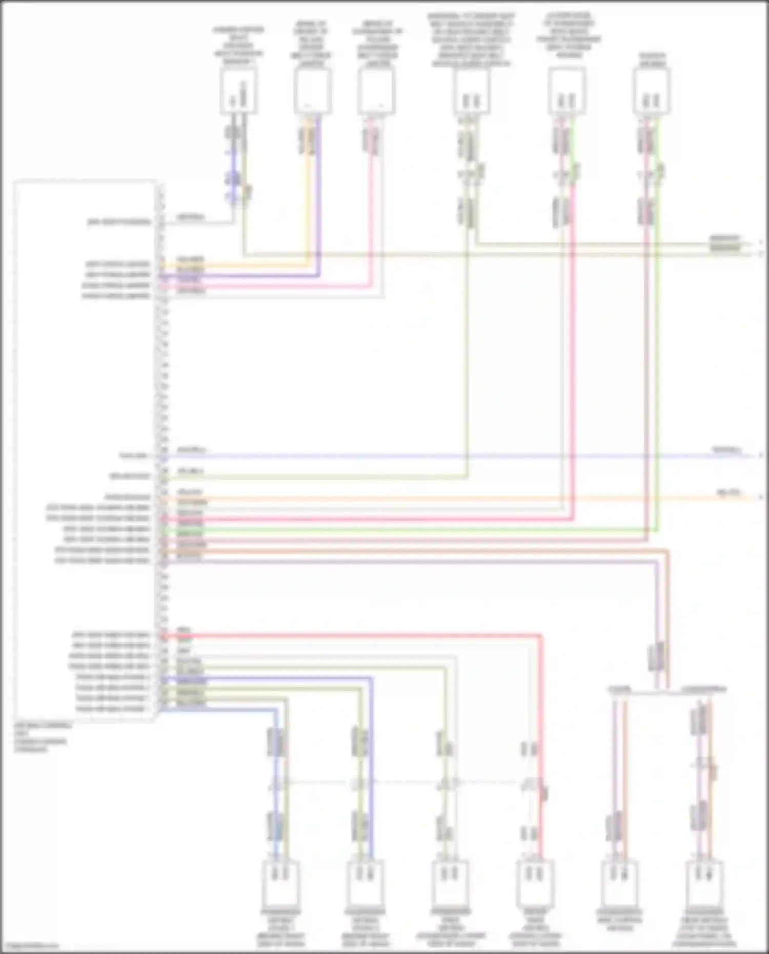 Wiring diagram pass force limiter + for Porsche Cayman GT4 982 (2019-2024)