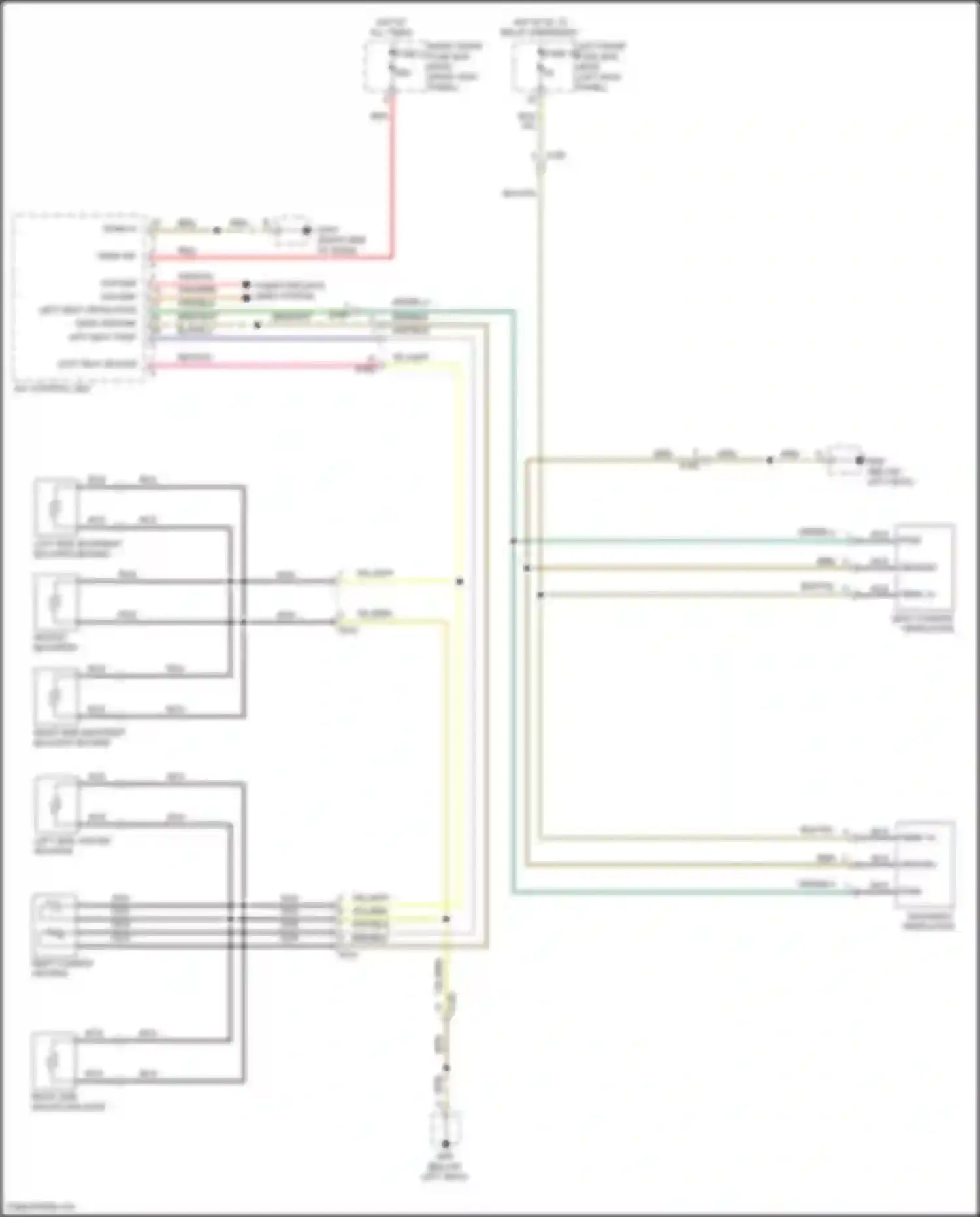 Wiring diagram yel/wht for Porsche Cayman GT4 982 (2019-2024) (1 of 13)