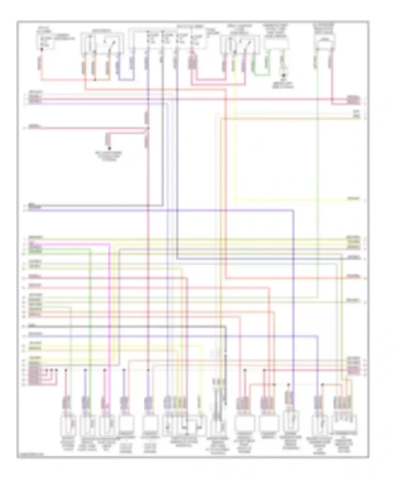 Cayman Porsche 987 facelift (2009-2012): Wiring diagram engine performance 2.9l (2 of 3)