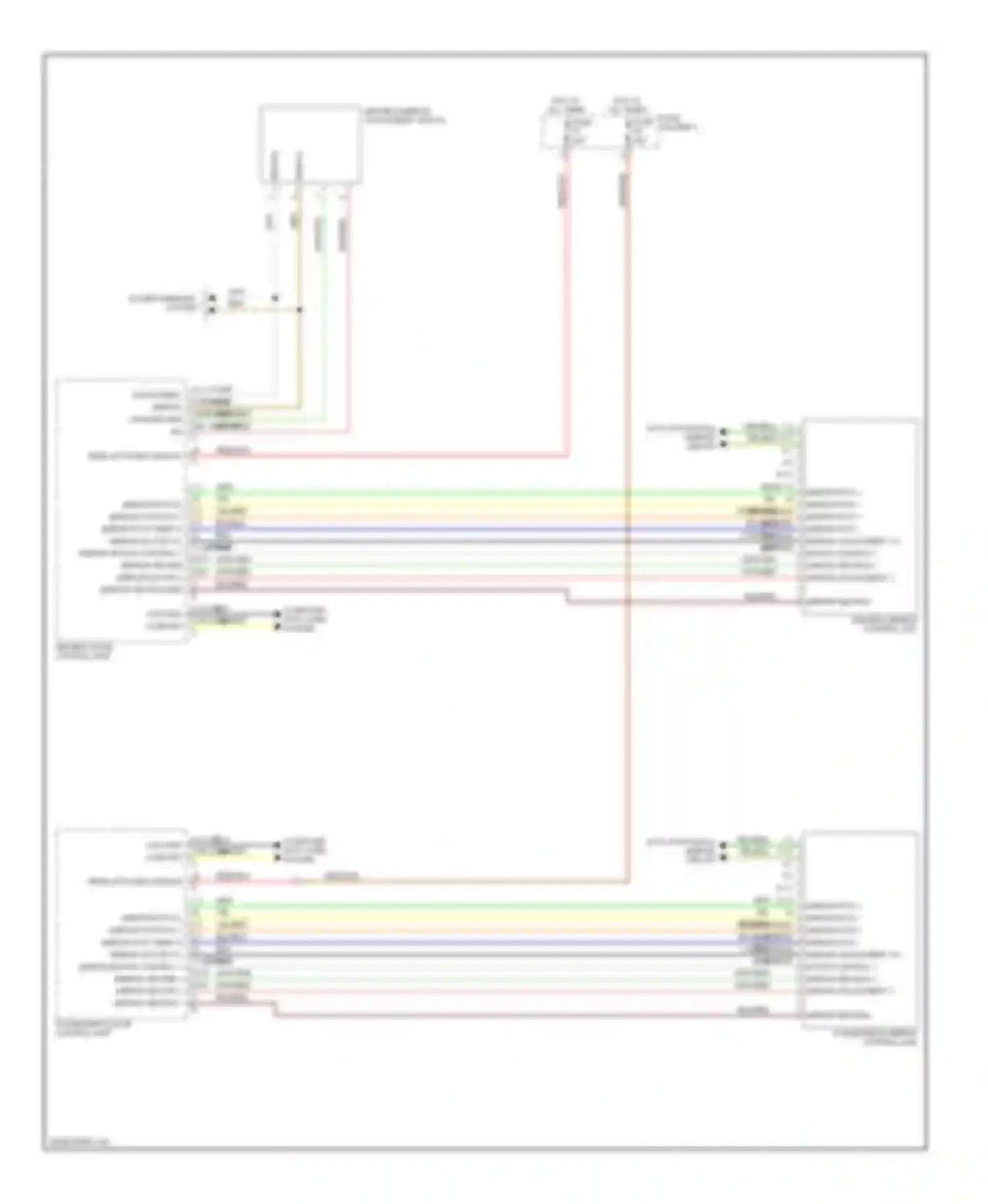 Wiring diagram auto anti-dazzle mirror circuit for Porsche Cayman 987 facelift (2009-2012) (1 of 1)