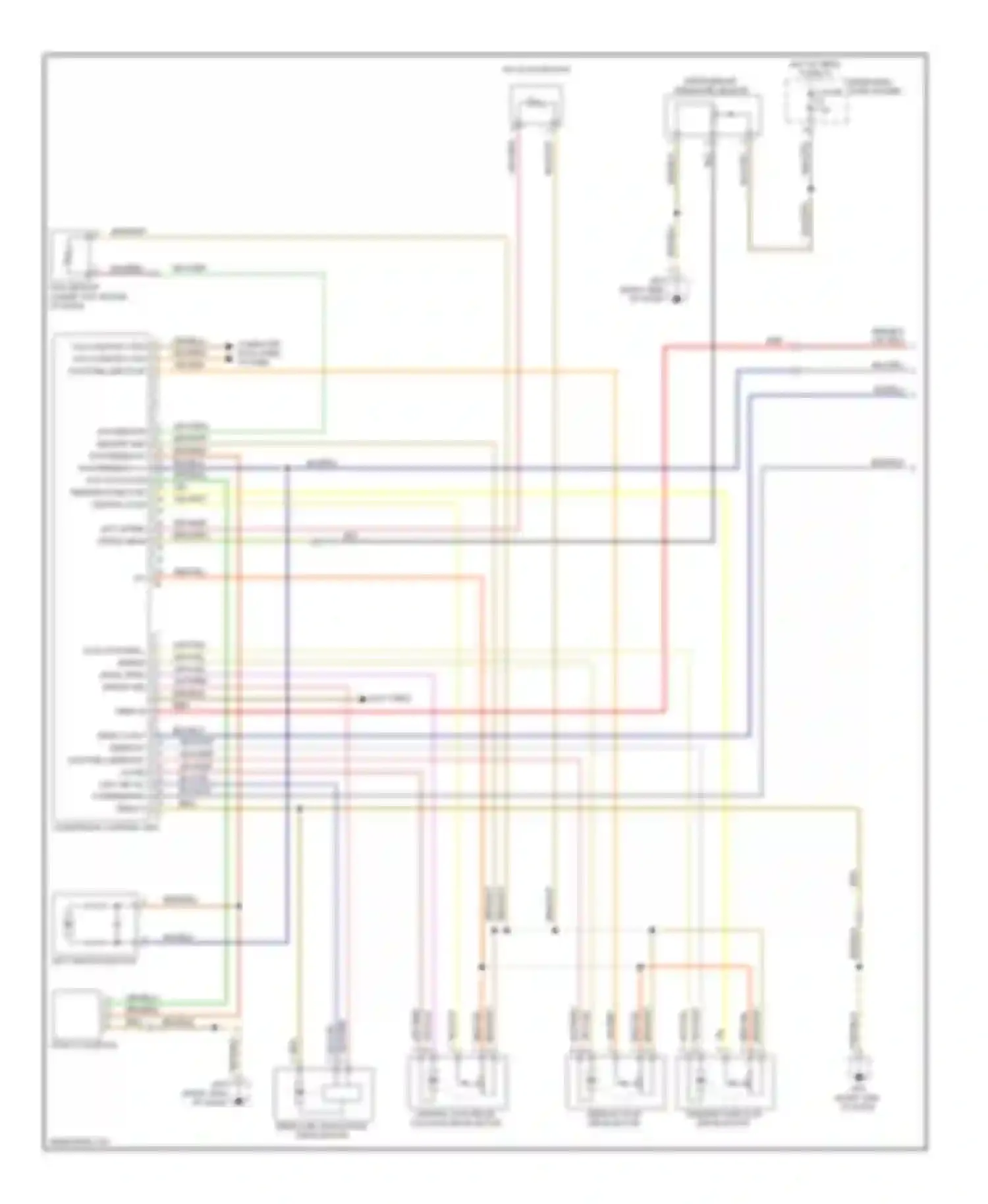 Wiring diagram blk/red for Porsche Cayman 987 facelift (2009-2012) (9 of 22)