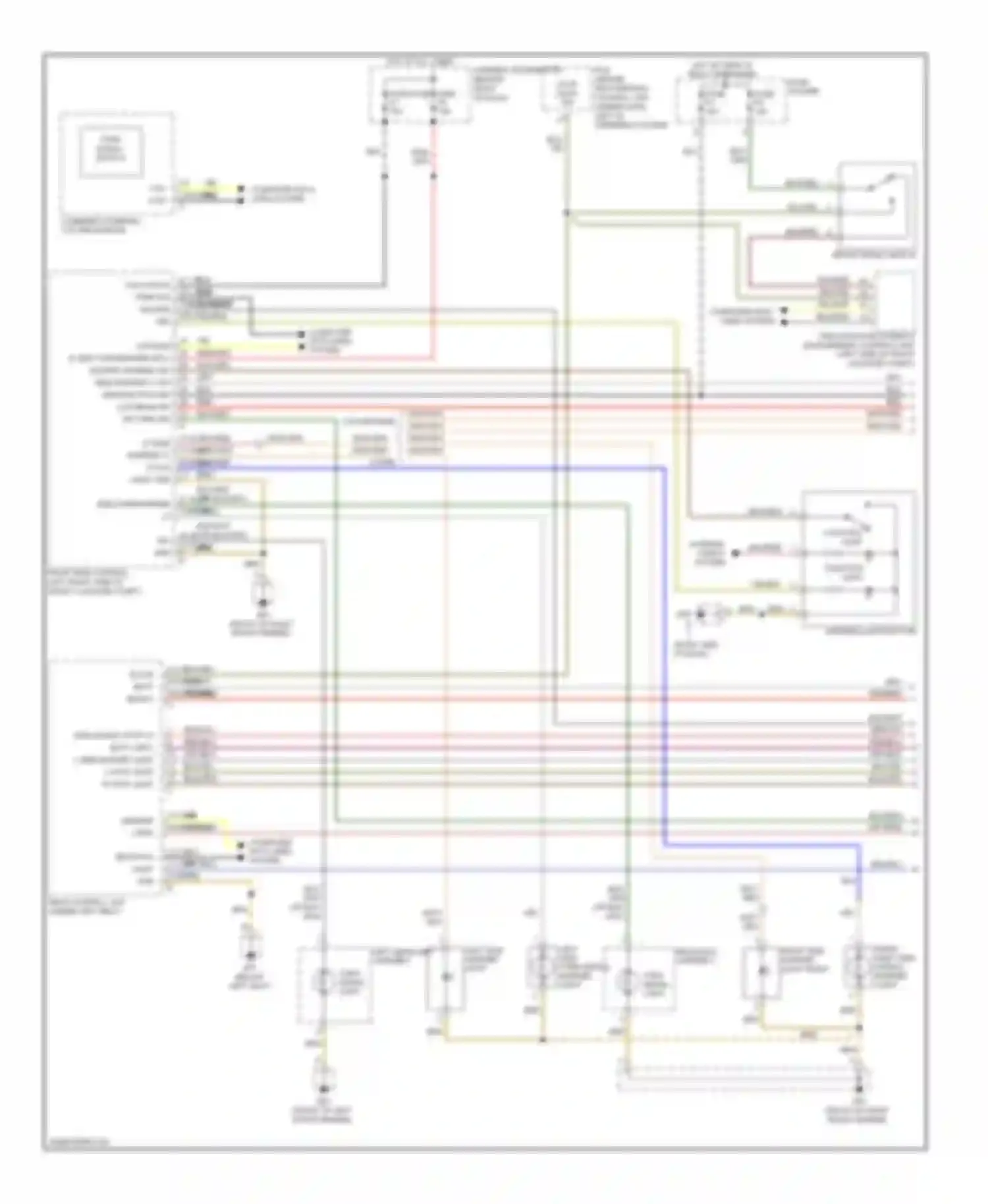 Wiring diagram computer data lines system for Porsche Cayman 987 facelift (2009-2012) (14 of 50)