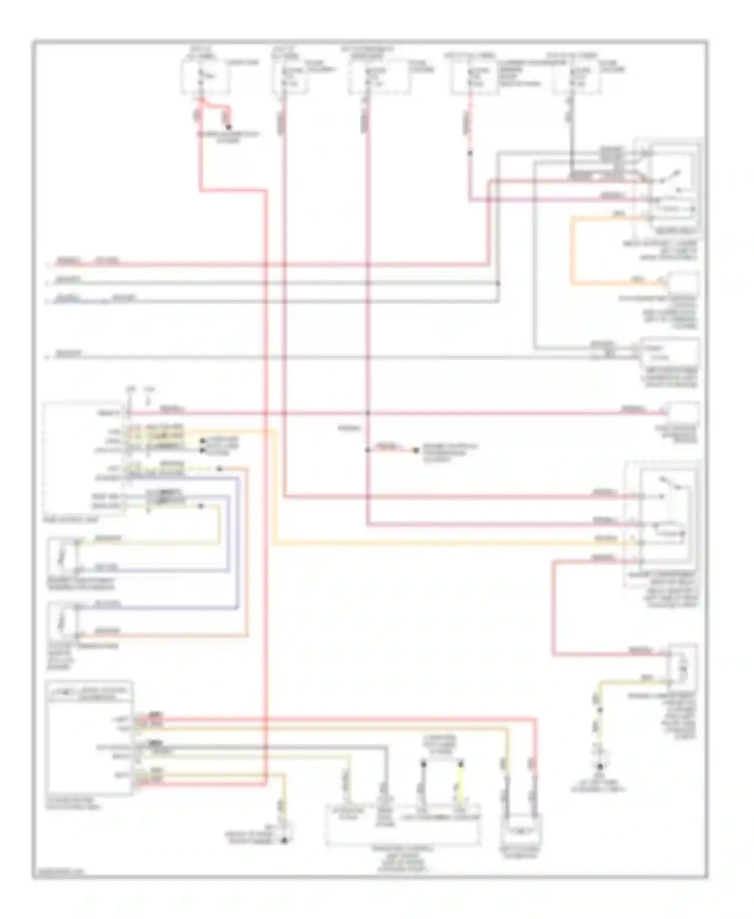 Wiring diagram fuse holder d for Porsche Cayman 987 facelift (2009-2012) (1 of 5)
