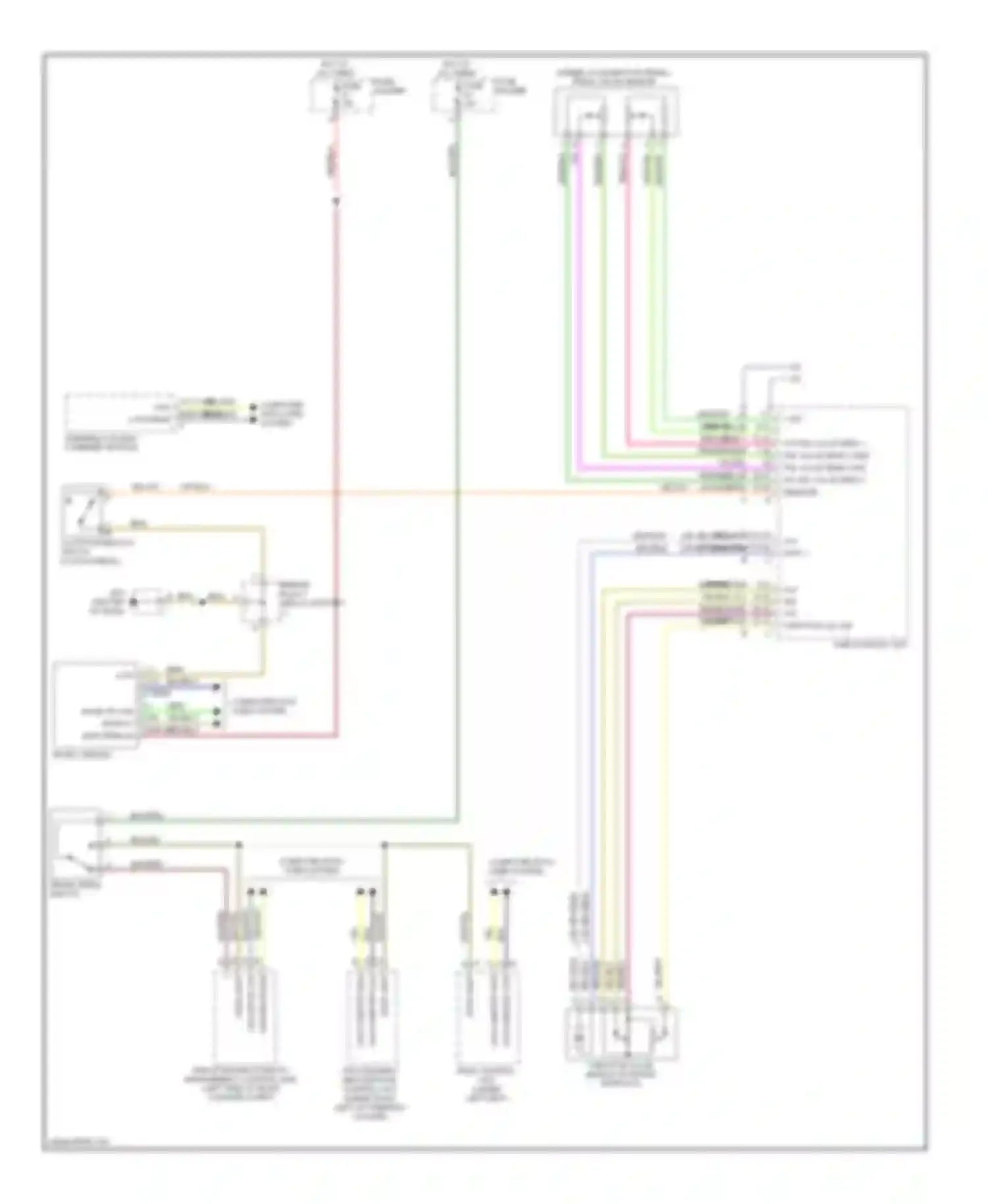 Wiring diagram grn/blk for Porsche Cayman 987 facelift (2009-2012) (2 of 30)
