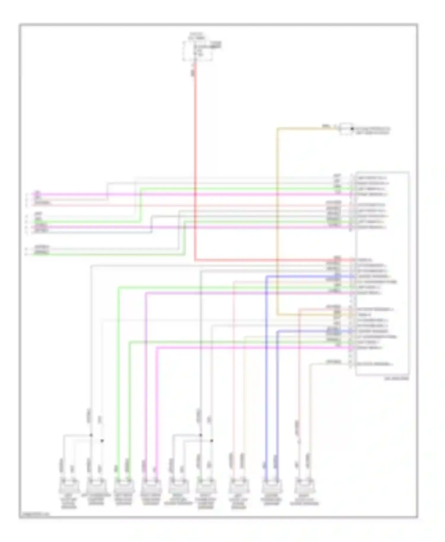 Wiring diagram grn/blk for Porsche Cayman 987 facelift (2009-2012) (30 of 30)