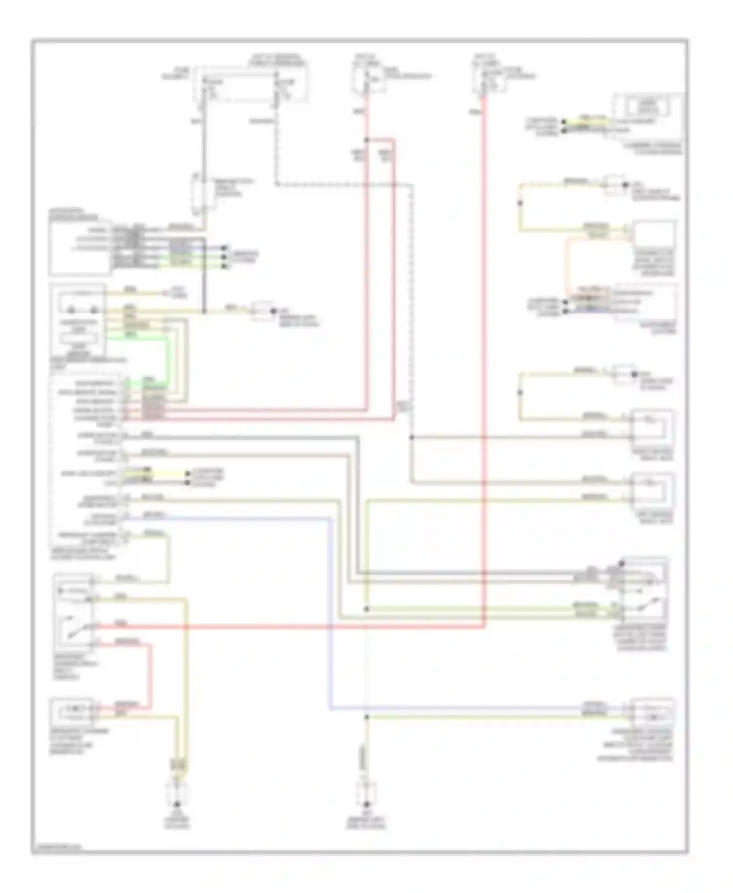 Wiring diagram hot at all times fuse holder b fuse for Porsche Cayman 987 facelift (2009-2012) (3 of 6)