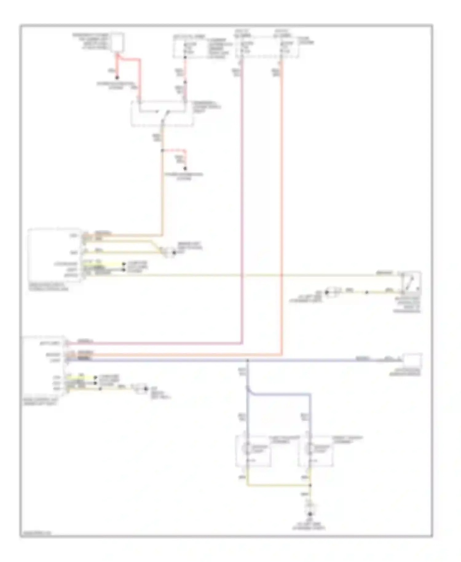 Wiring diagram hot at all times for Porsche Cayman 987 facelift (2009-2012) (3 of 31)