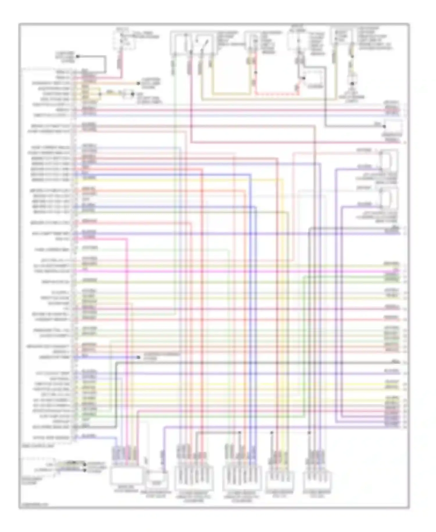 Wiring diagram intake temp sensor for Porsche Cayman 987 facelift (2009-2012) (1 of 1)
