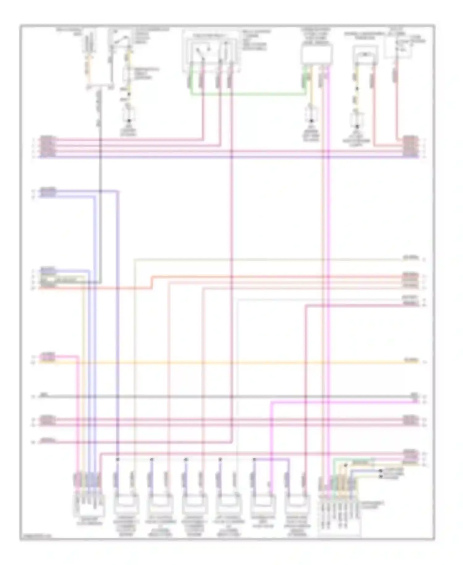 Wiring diagram interlock - for Porsche Cayman 987 facelift (2009-2012) (2 of 2)