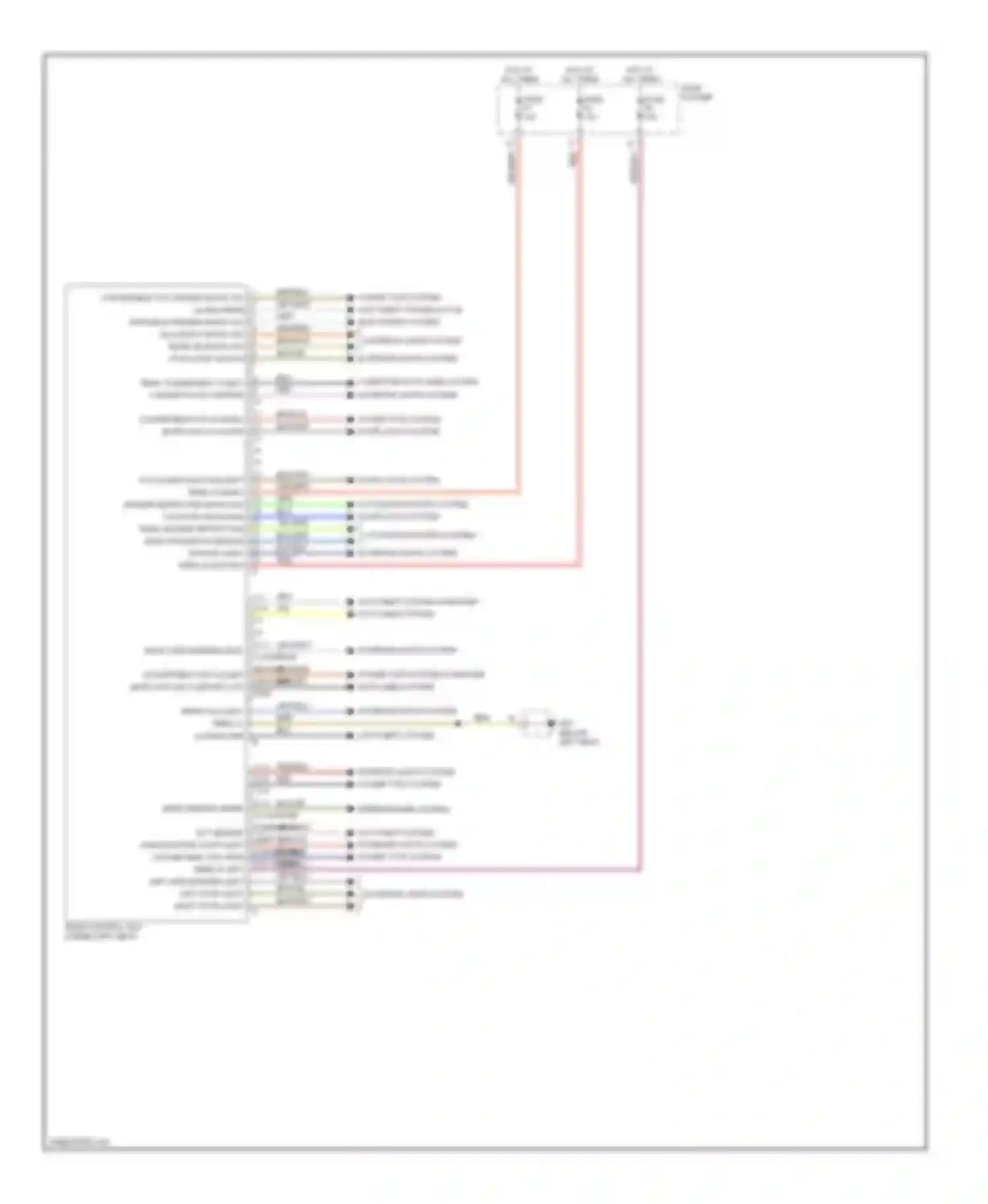 Wiring diagram right side marker light for Porsche Cayman 987 facelift (2009-2012) (1 of 1)