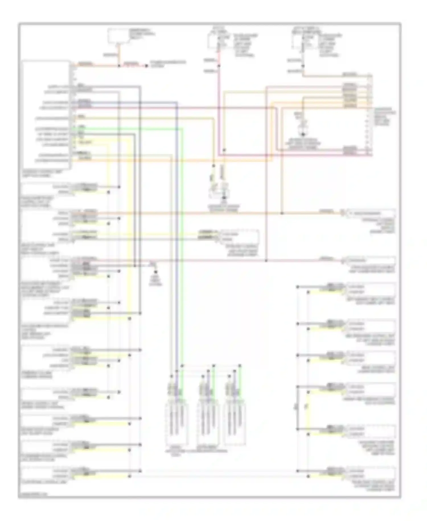 Cayman Porsche 987 (2005-2009): Computer data lines circuit