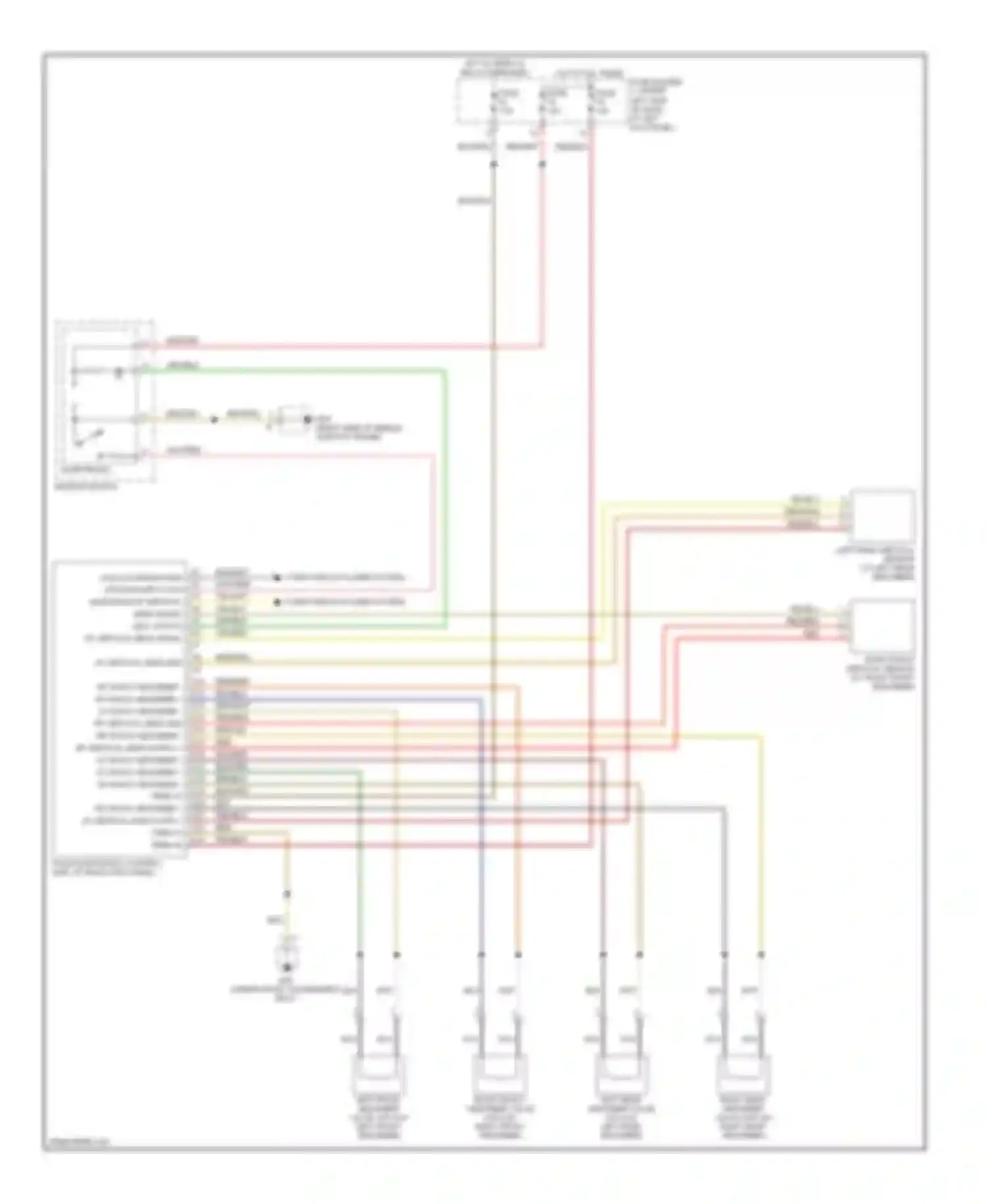 Cayman Porsche 987 (2005-2009): Electronic suspension circuit