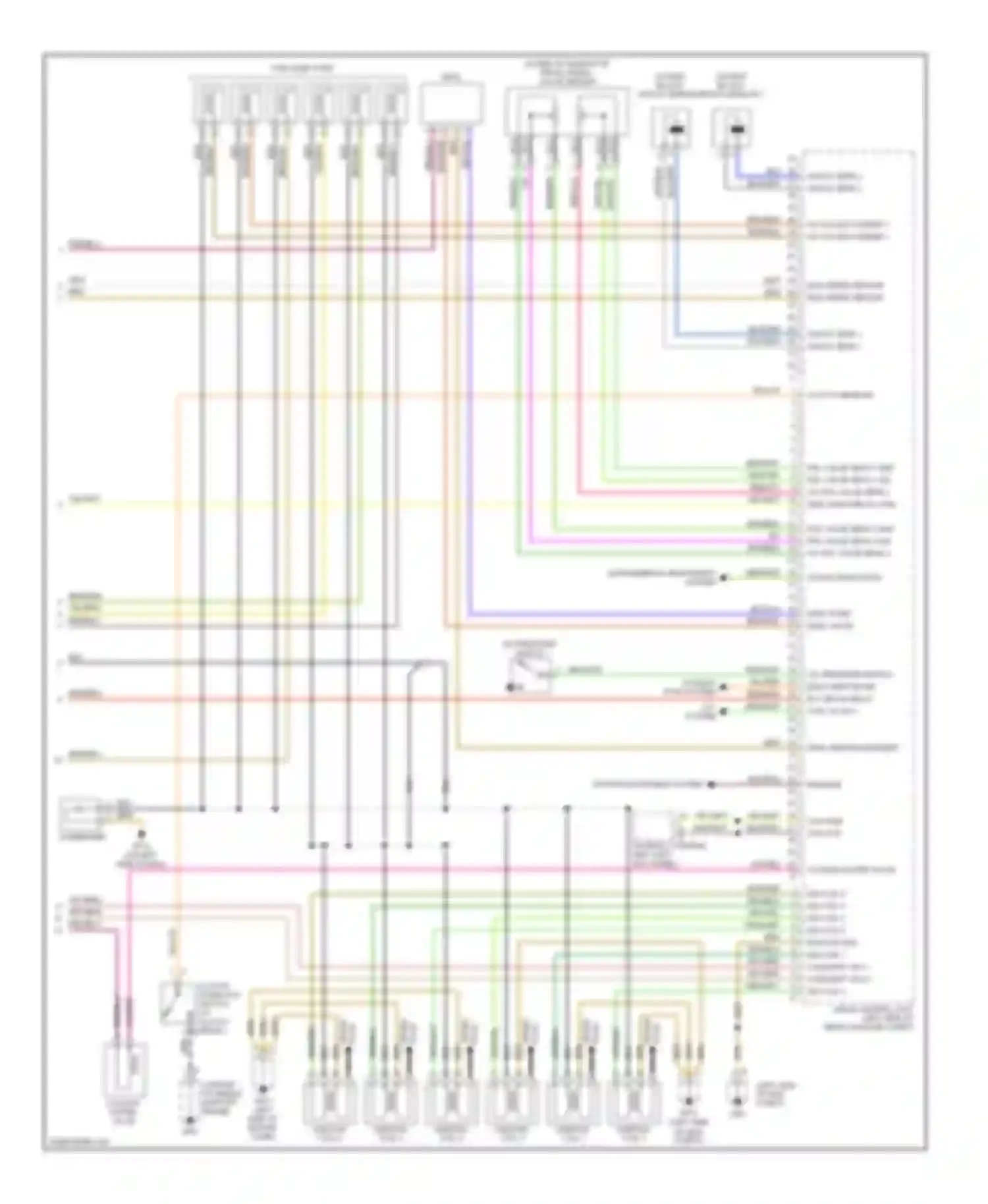 Cayman Porsche 987 (2005-2009): Wiring diagram engine performance 2.7l (3 of 3)