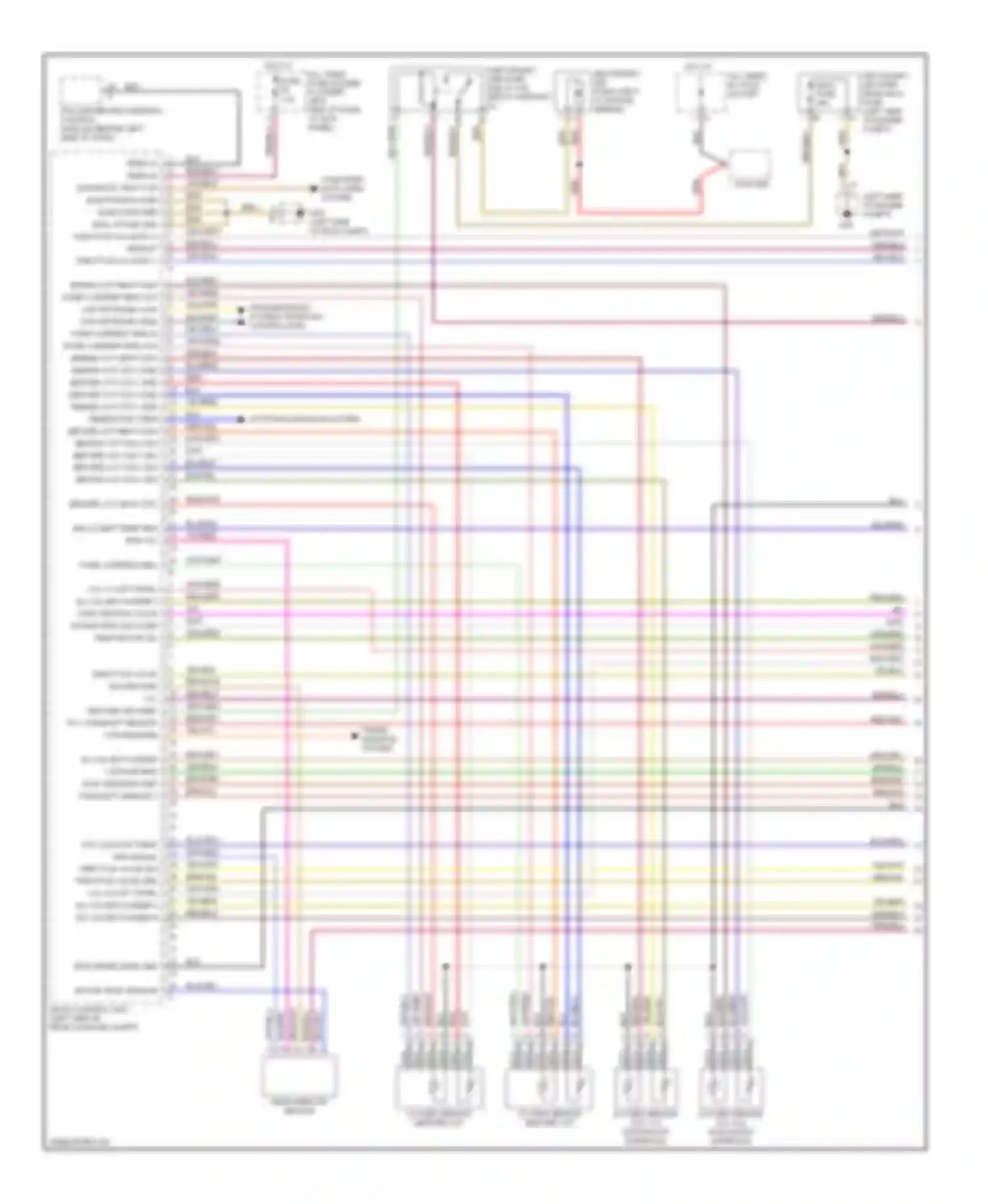 Cayman Porsche 987 (2005-2009): Wiring diagram engine performance 3.4l (1 of 3)