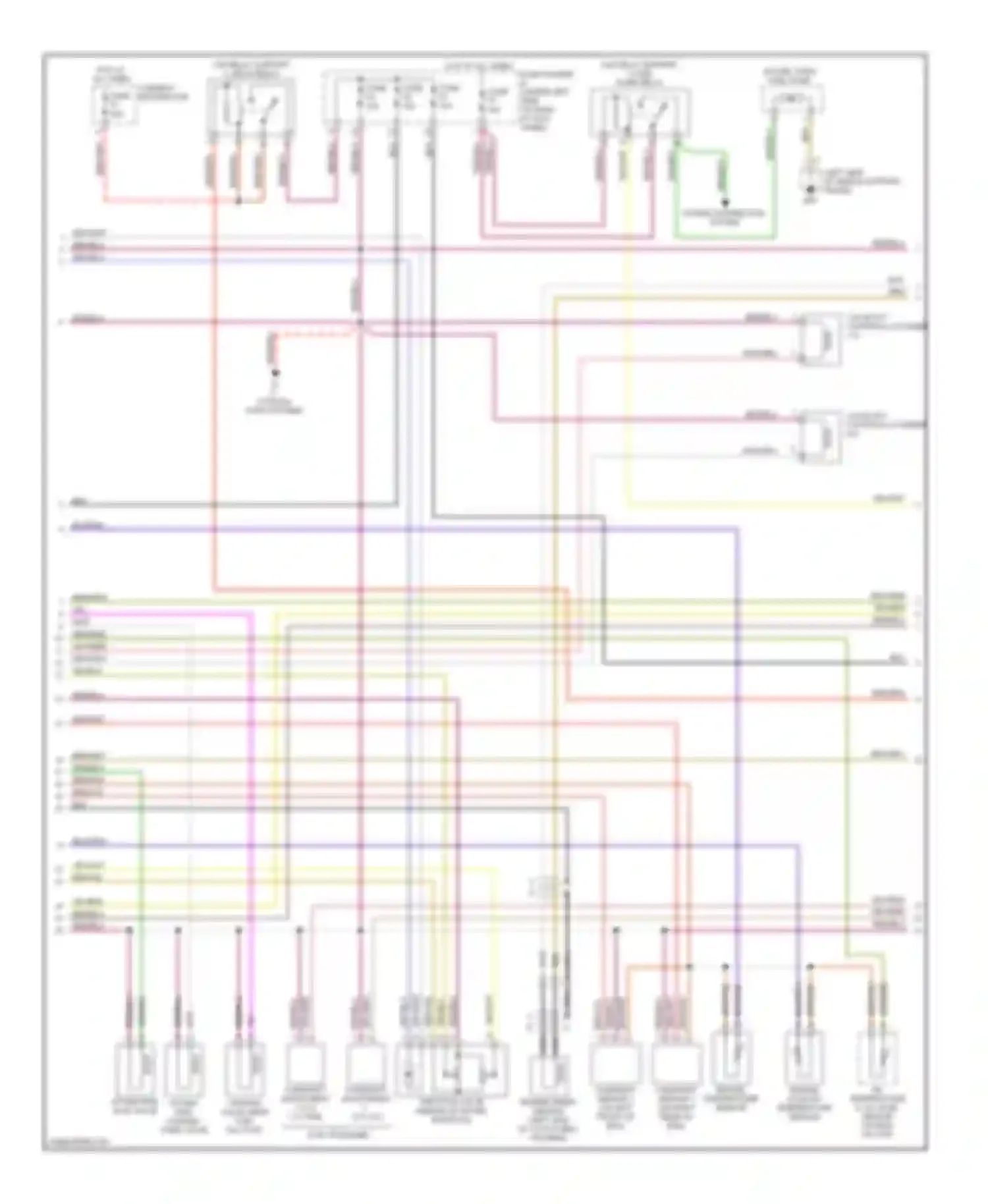 Cayman Porsche 987 (2005-2009): Wiring diagram engine performance 3.4l (2 of 3)