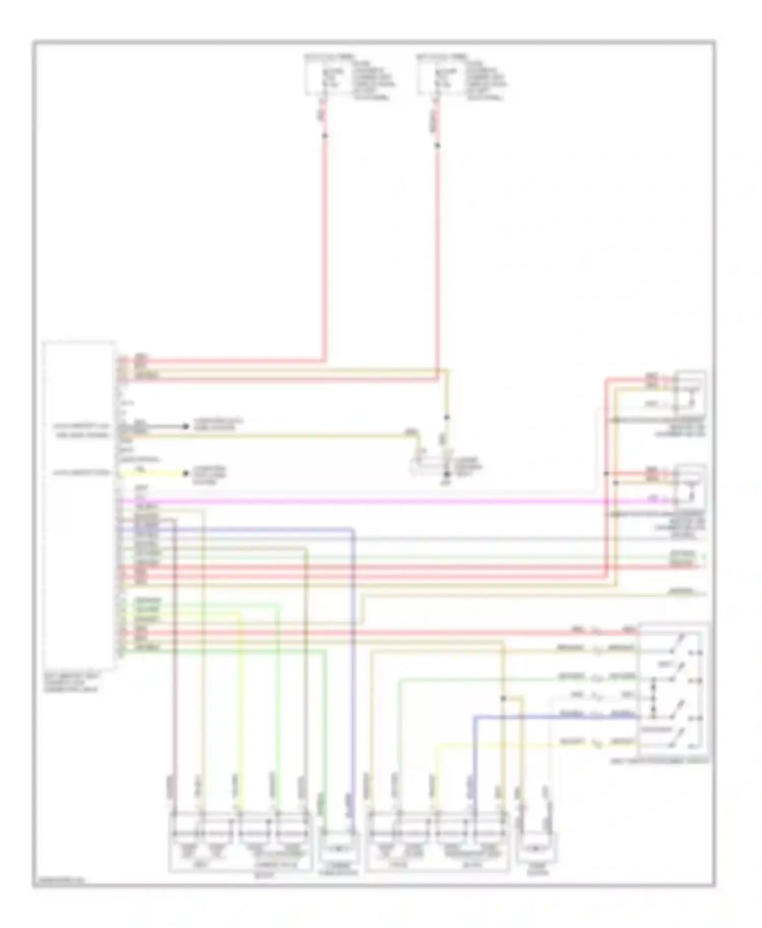 Cayman Porsche 987 (2005-2009): Memory seat circuit (1 of 2)