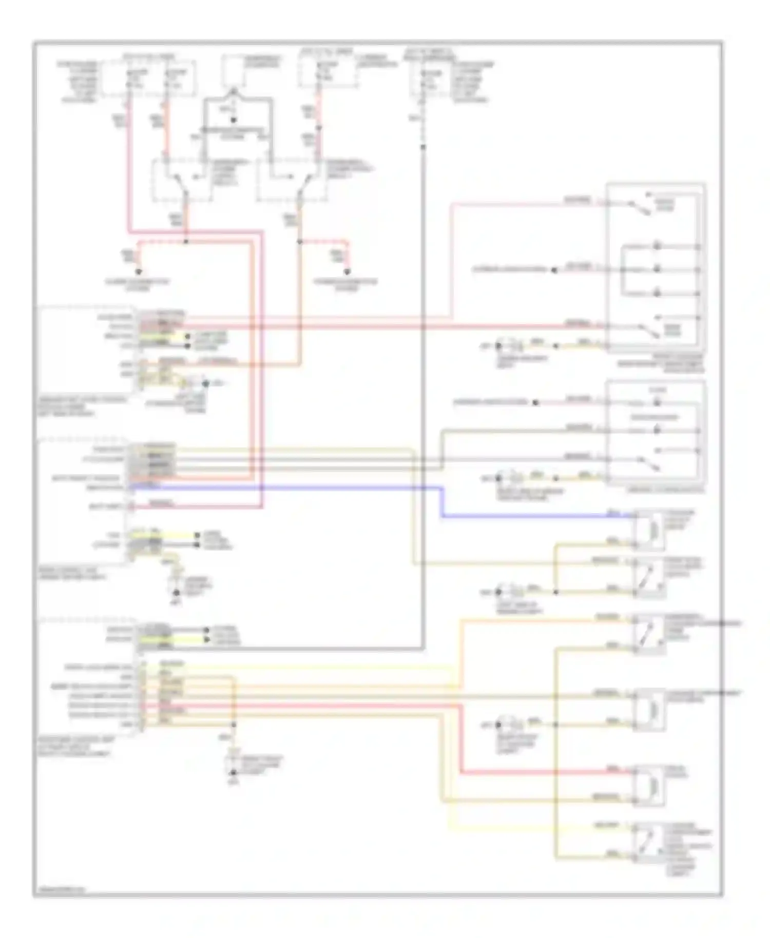 Wiring diagram 5 12 16 17 19 rear hood micro sw cls alarm function lt cls alarm for Porsche Cayman 987 (2005-2009) (1 of 1)