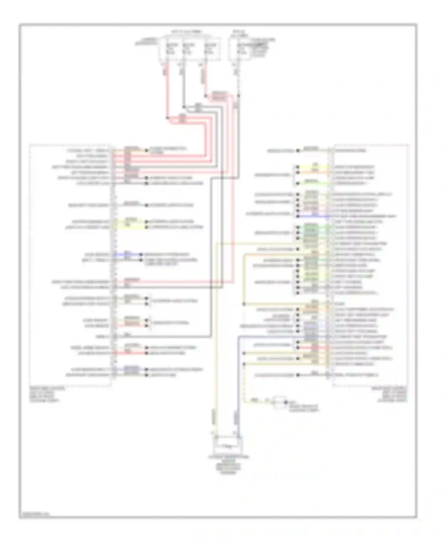 Wiring diagram alwr sensor input 2 rear right turn signal for Porsche Cayman 987 (2005-2009) (1 of 1)