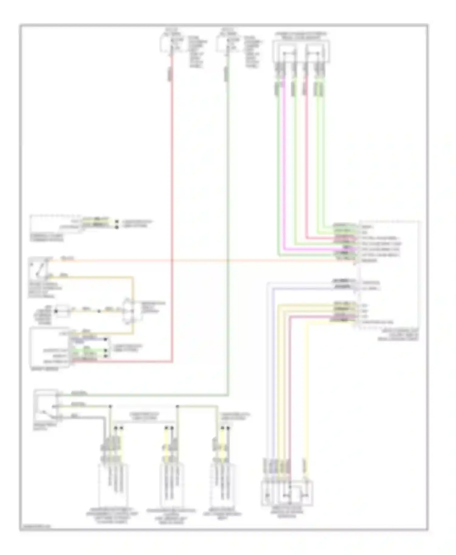 Wiring diagram blk/grn for Porsche Cayman 987 (2005-2009) (2 of 7)