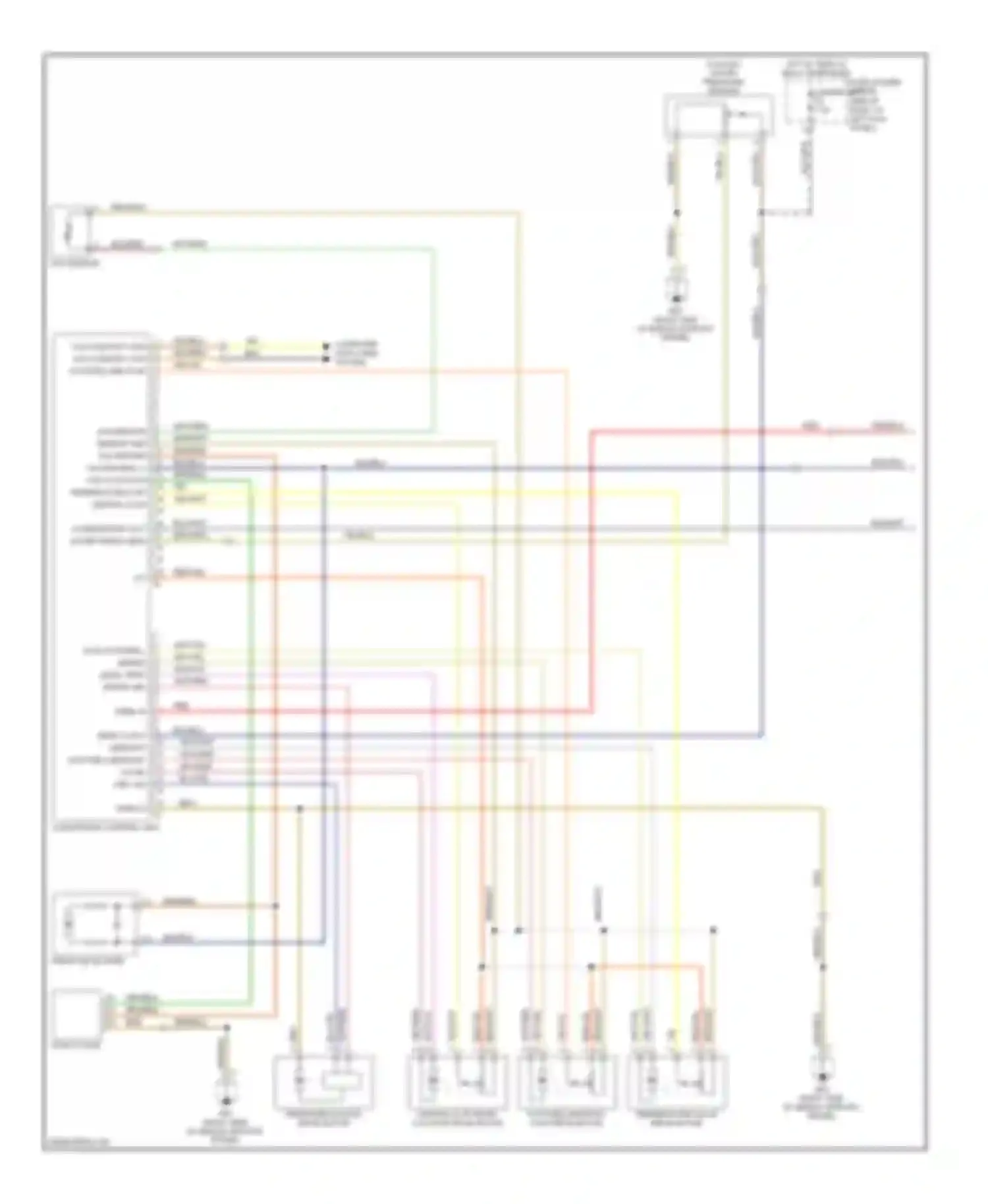 Wiring diagram blk/wht for Porsche Cayman 987 (2005-2009) (3 of 20)