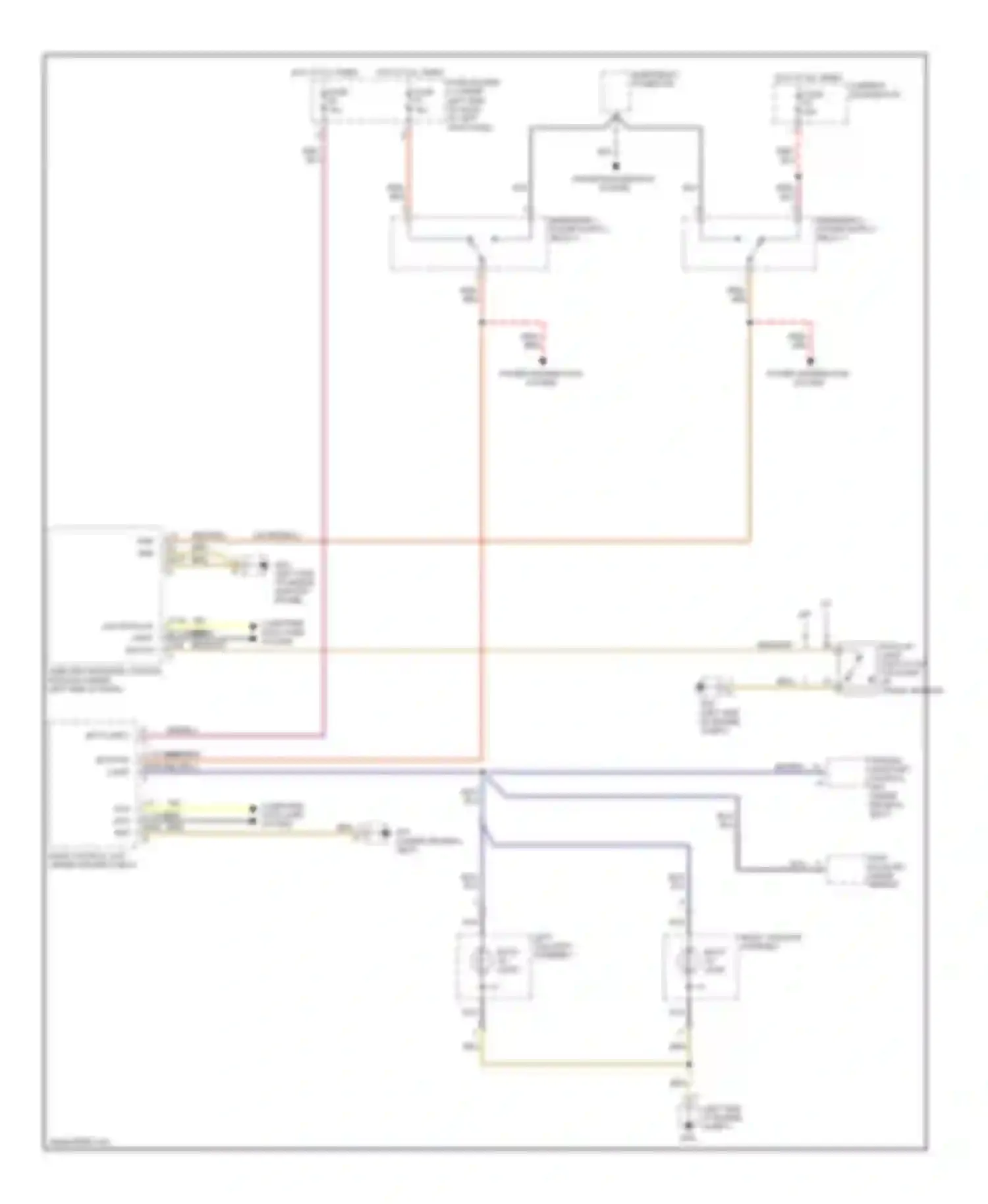 Wiring diagram blu for Porsche Cayman 987 (2005-2009) (12 of 37)
