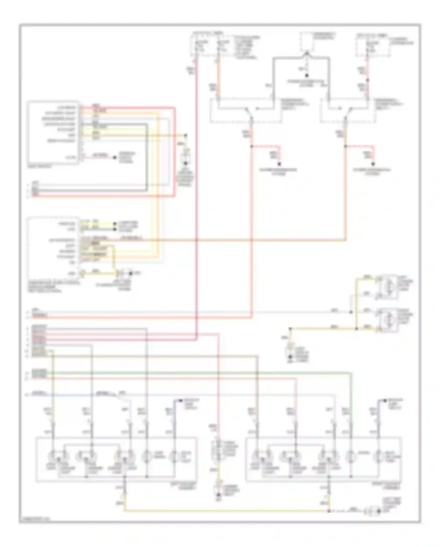 Wiring diagram brn/vio for Porsche Cayman 987 (2005-2009) (3 of 12)
