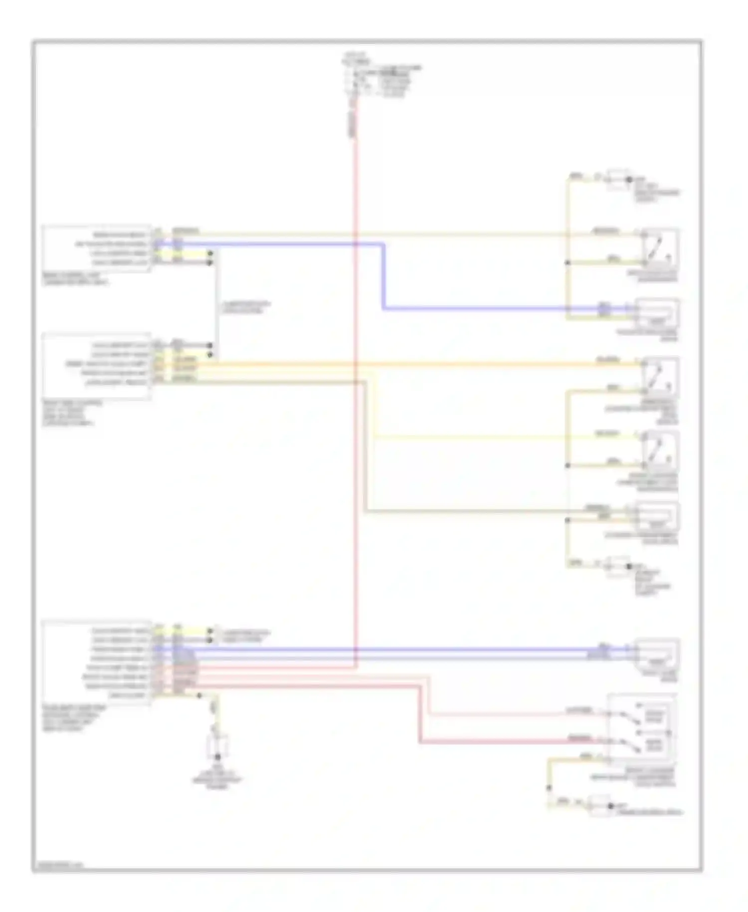 Wiring diagram computer data lines system for Porsche Cayman 987 (2005-2009) (38 of 38)