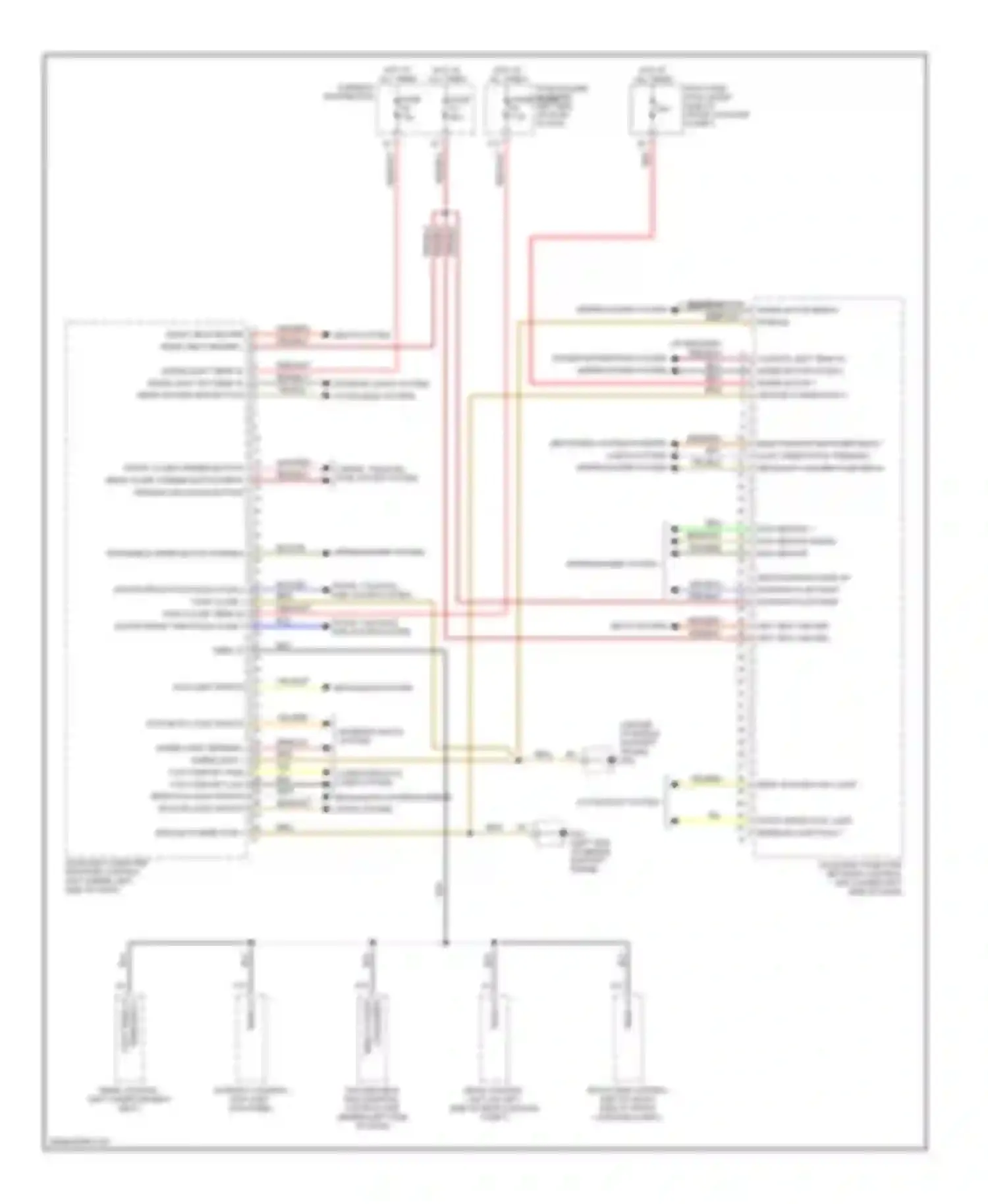 Wiring diagram rain sensor + rain sensor signal rain sensor - for Porsche Cayman 987 (2005-2009) (1 of 1)
