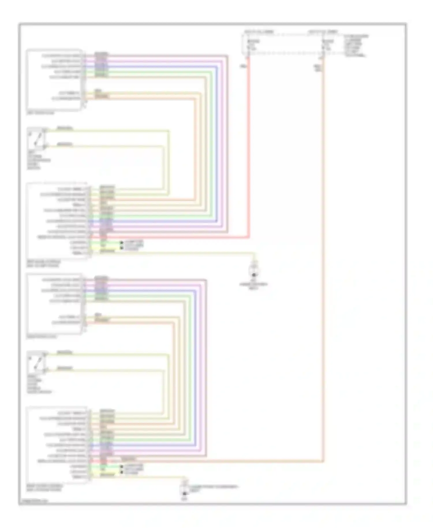 Wiring diagram red for Porsche Cayman 987 (2005-2009) (29 of 46)