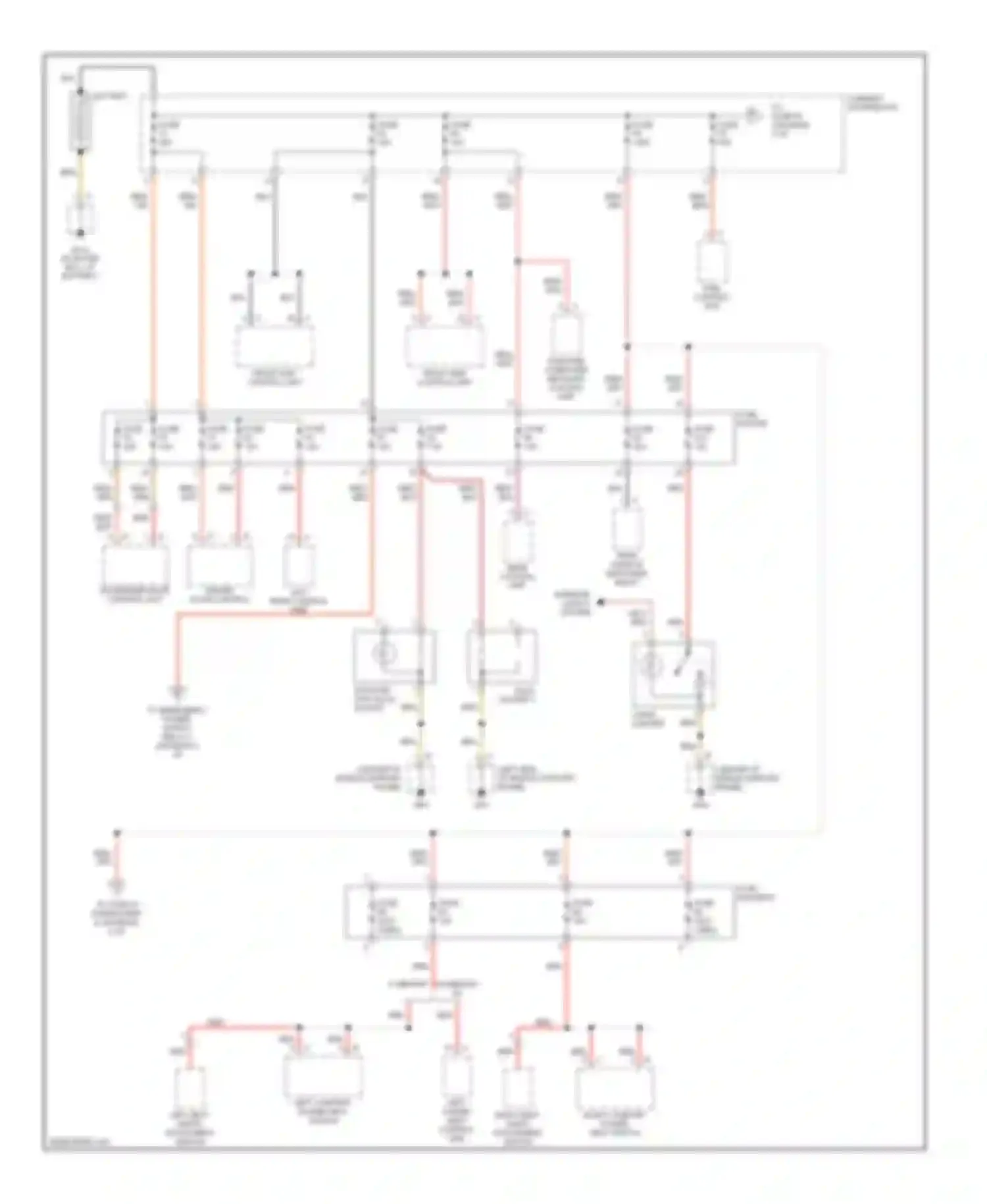 Wiring diagram red for Porsche Cayman 987 (2005-2009) (25 of 46)