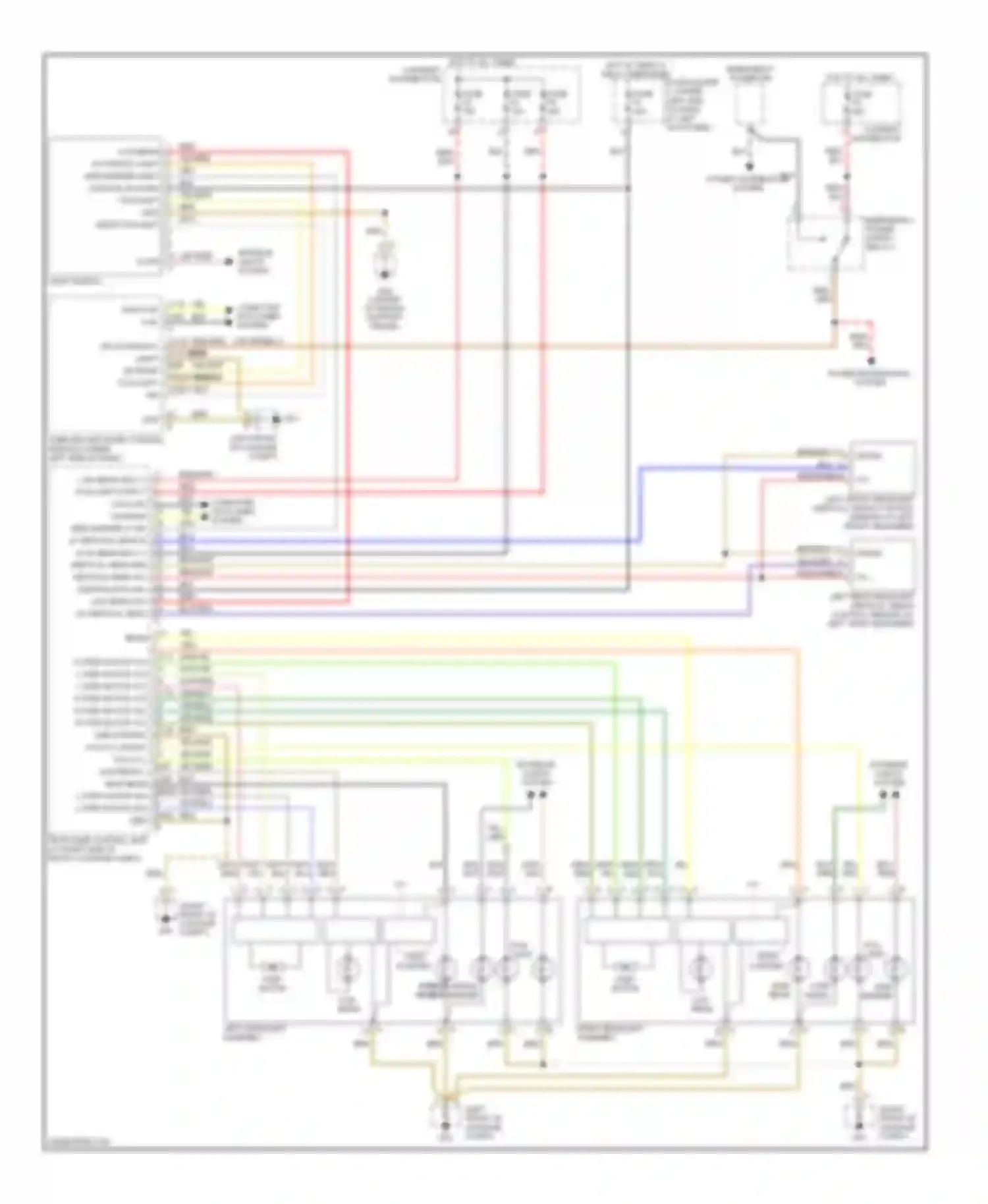 Wiring diagram step motor for Porsche Cayman 987 (2005-2009) (1 of 1)
