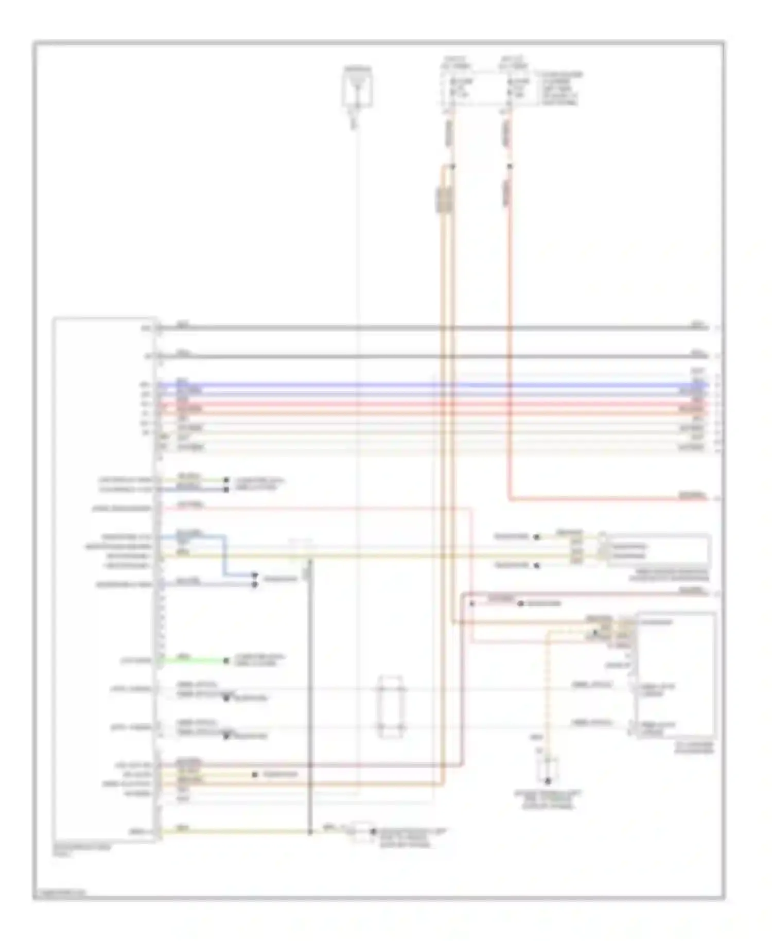 Wiring diagram yel/blu for Porsche Cayman 987 (2005-2009) (18 of 29)