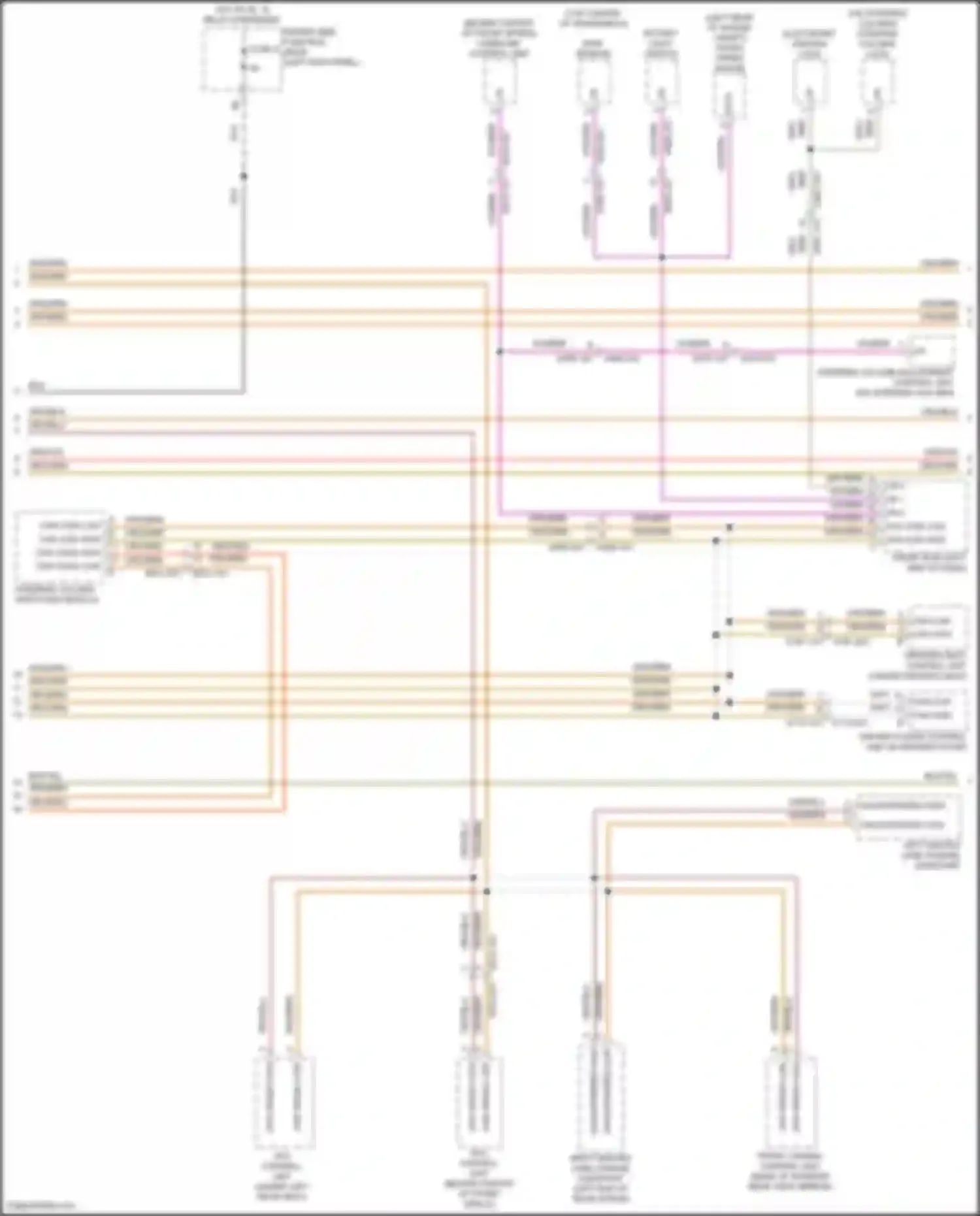 Macan GTS Porsche I facelift 2 (2021-2024): Computer data lines circuit (2 of 3)