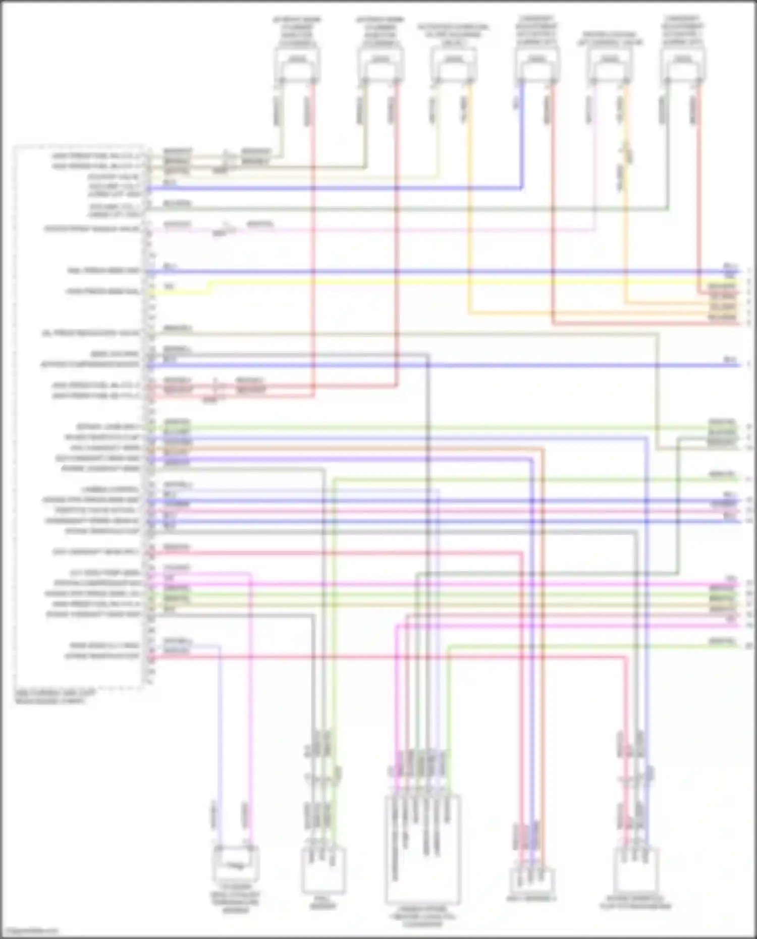 Macan GTS Porsche I facelift 2 (2021-2024): Wiring diagram engine performance 2.0l turbo (1 of 8)