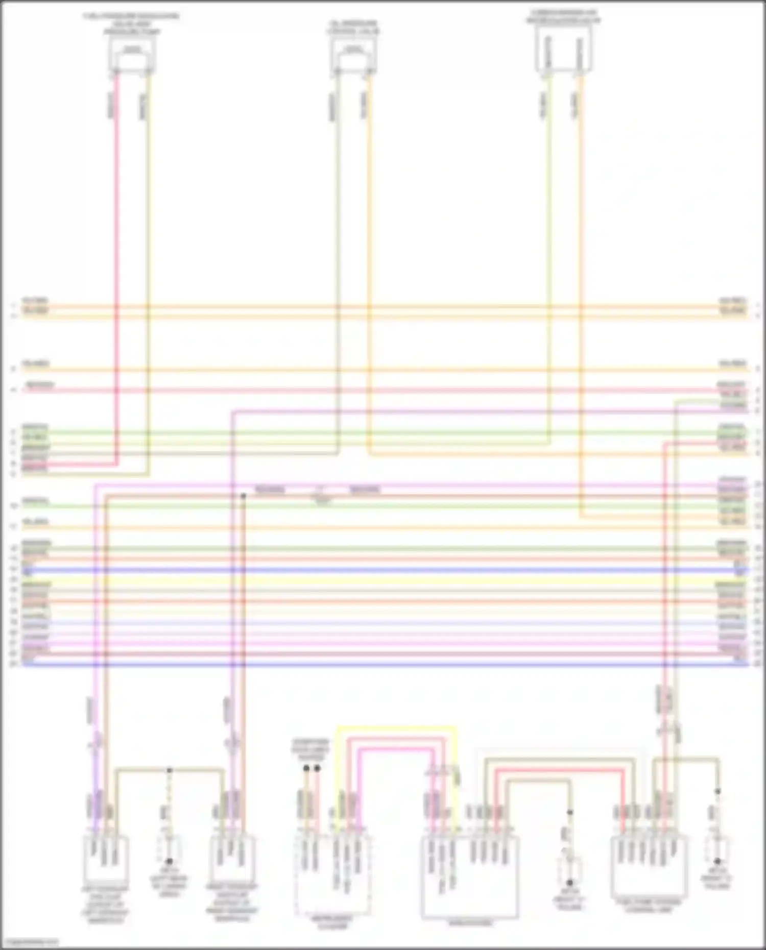Macan GTS Porsche I facelift 2 (2021-2024): Wiring diagram engine performance 2.0l turbo (4 of 8)