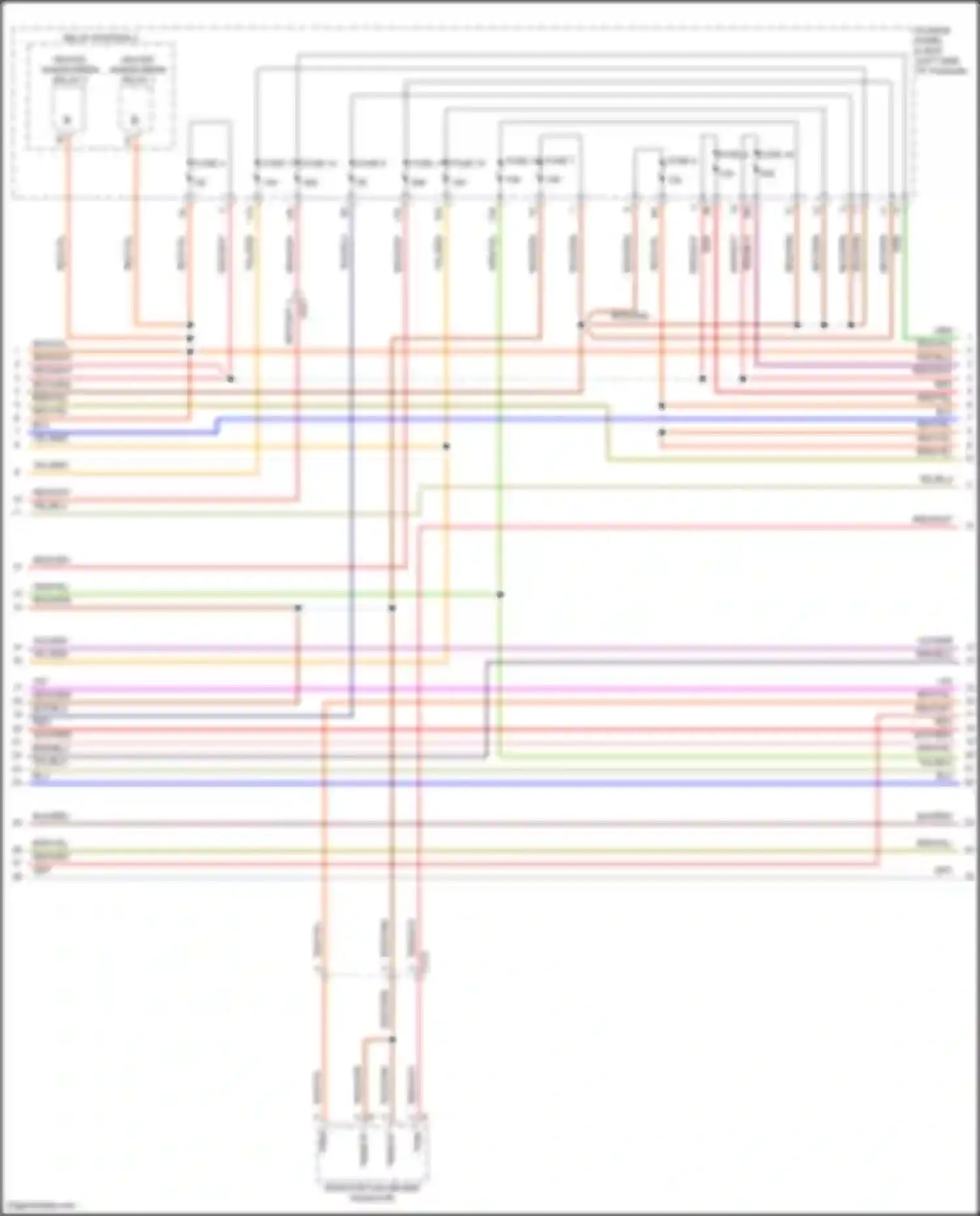 Macan GTS Porsche I facelift 2 (2021-2024): Wiring diagram engine performance 2.0l turbo (7 of 8)