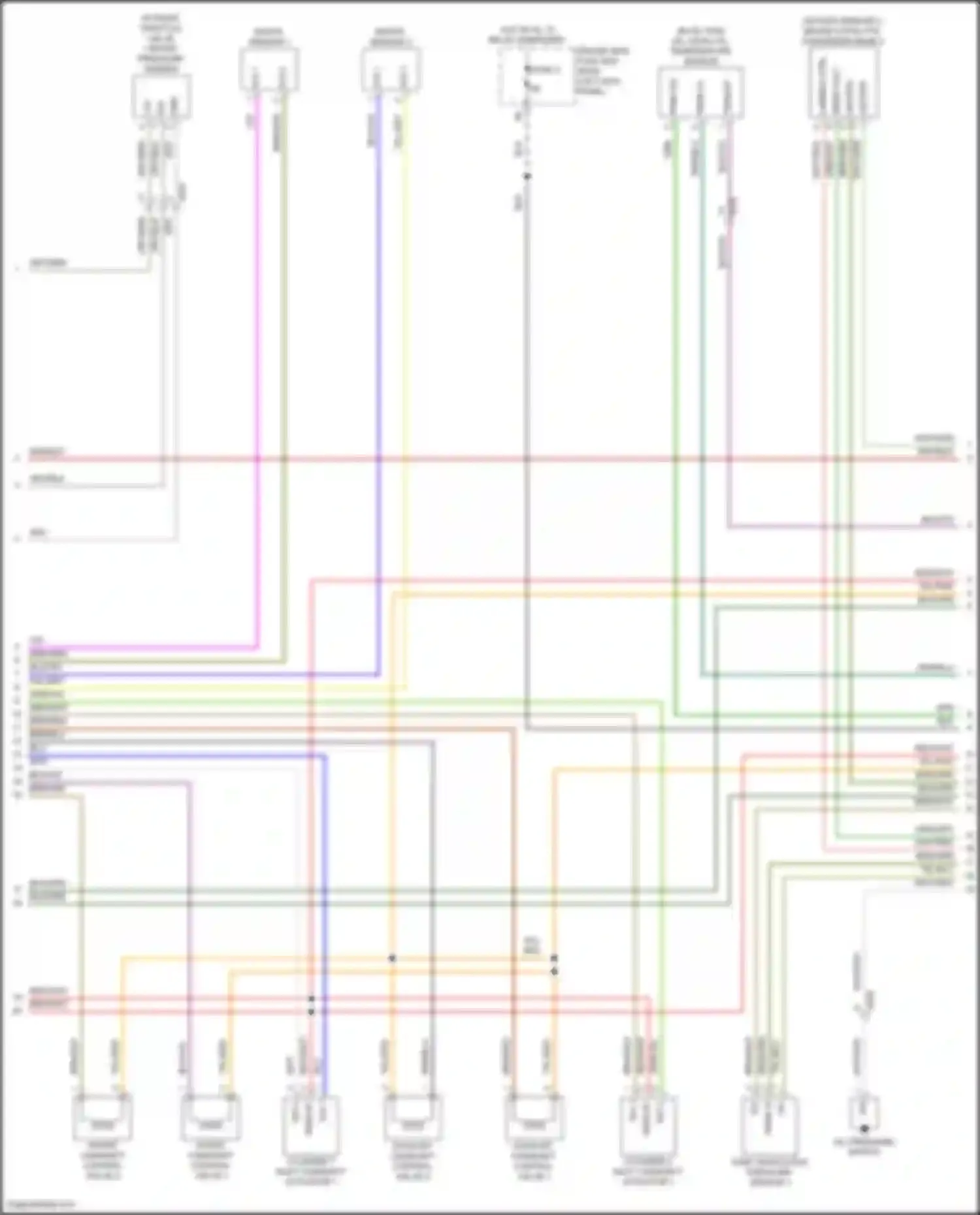 Macan GTS Porsche I facelift 2 (2021-2024): Wiring diagram engine performance 2.9l turbo (2 of 9)