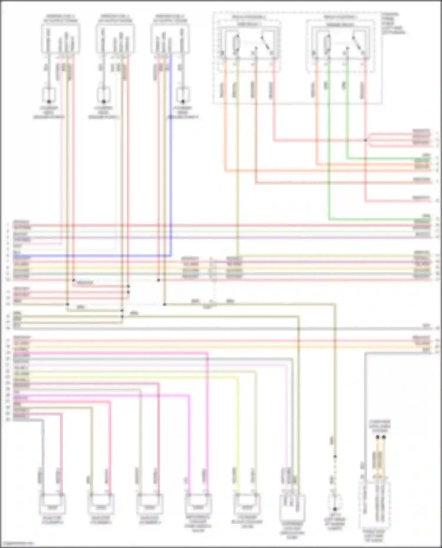 Macan GTS Porsche I facelift 2 (2021-2024): Wiring diagram engine performance 2.9l turbo (4 of 9)