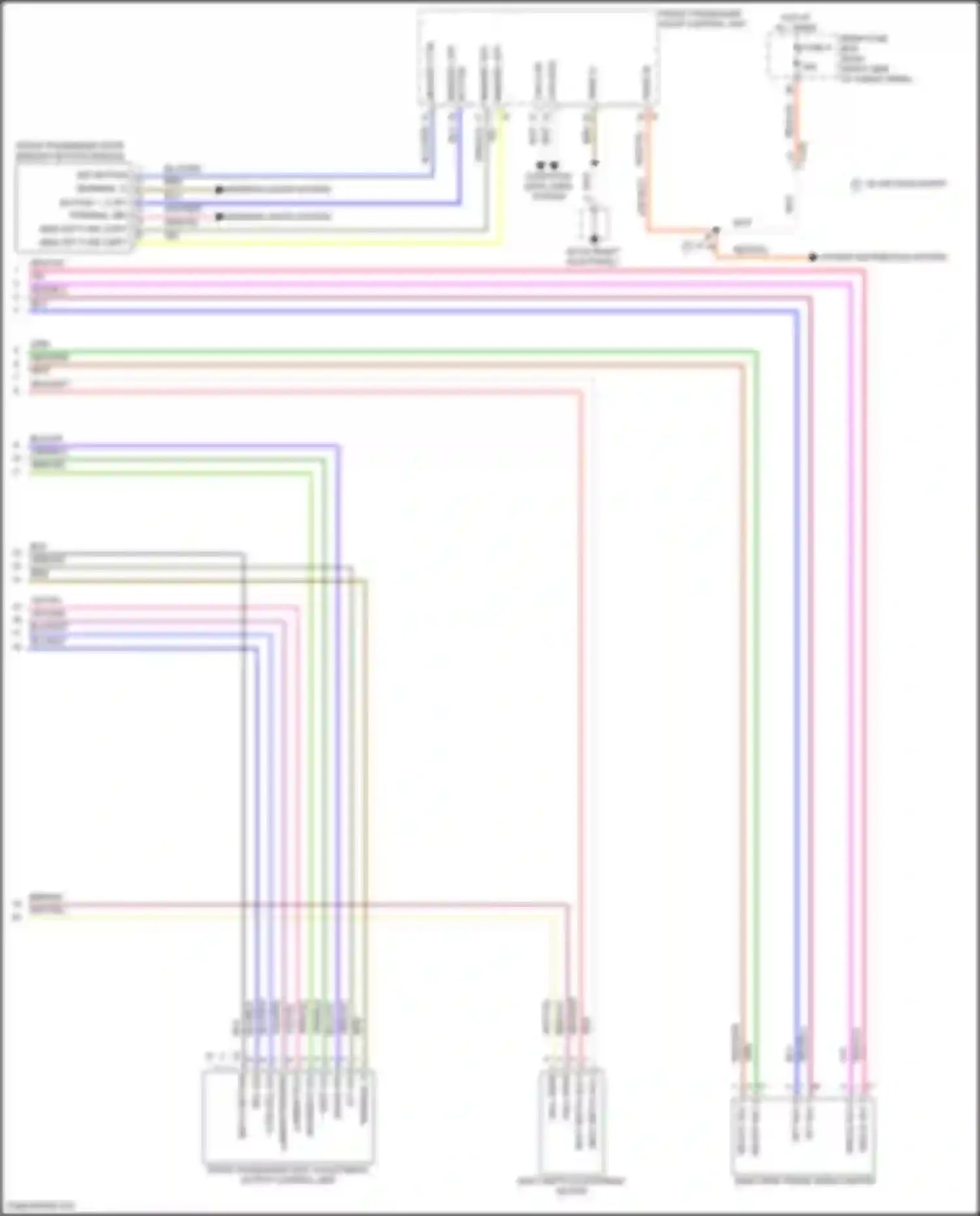 Wiring diagram angle adj 2 for Porsche Macan GTS I facelift 2 (2021-2024) (4 of 4)