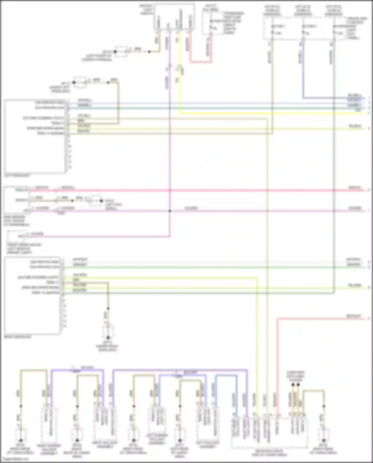 Wiring diagram blk/blu for Porsche Macan GTS I facelift 2 (2021-2024) (5 of 22)