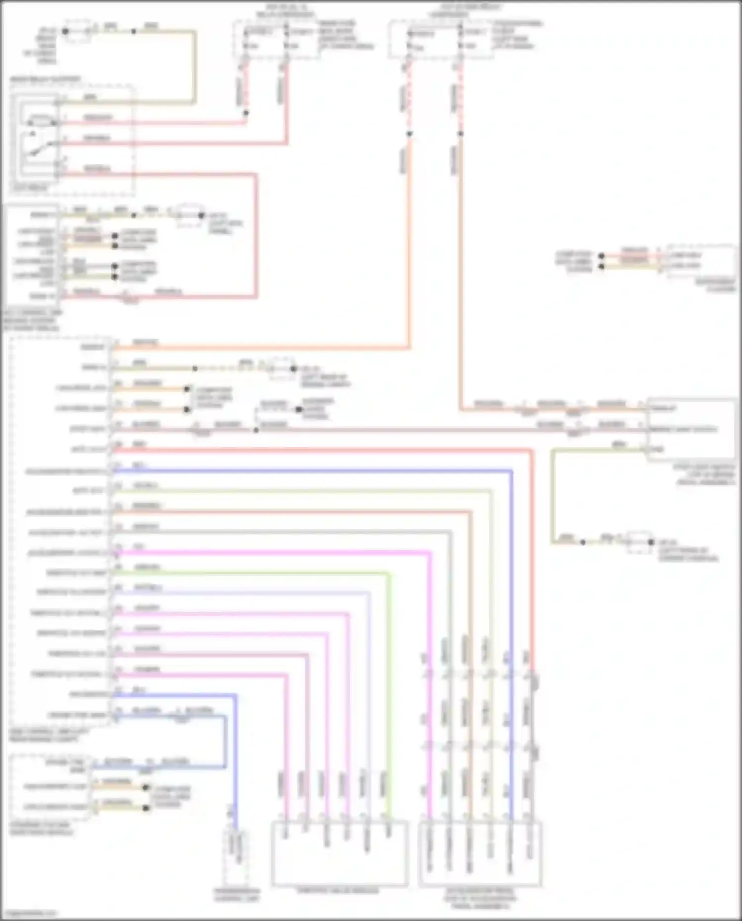Wiring diagram blu for Porsche Macan GTS I facelift 2 (2021-2024) (61 of 67)