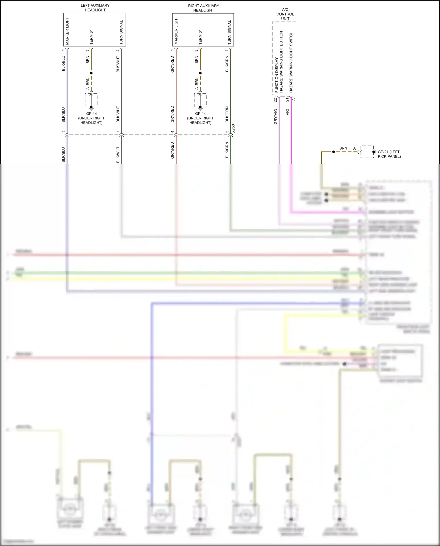 Porsche Macan GTS I facelift 2 (2021-2024) computer data lines system wiring diagram  (45 of 87)