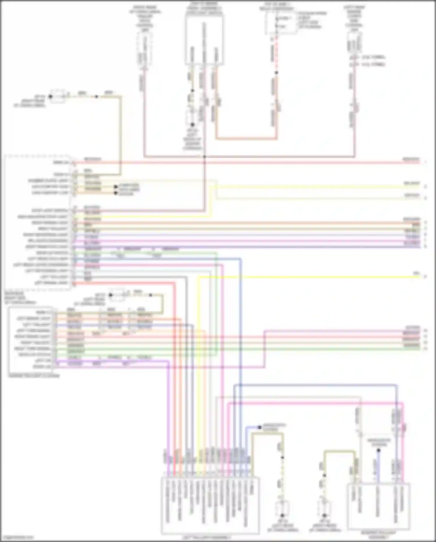 Wiring diagram diagnostics rear lid for Porsche Macan GTS I facelift 2 (2021-2024) (1 of 2)