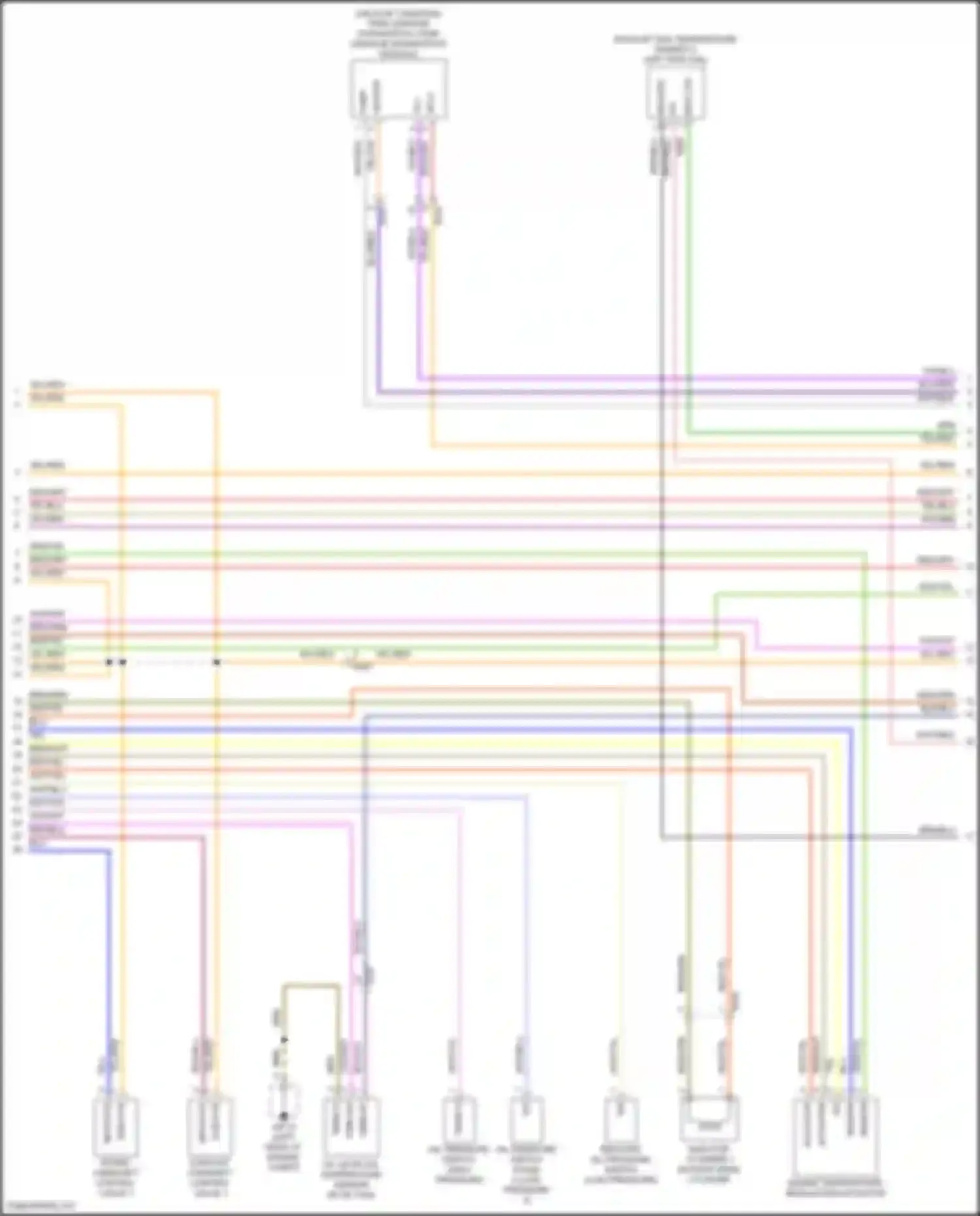 Wiring diagram engine temperature regulation actuator for Porsche Macan GTS I facelift 2 (2021-2024) (1 of 1)
